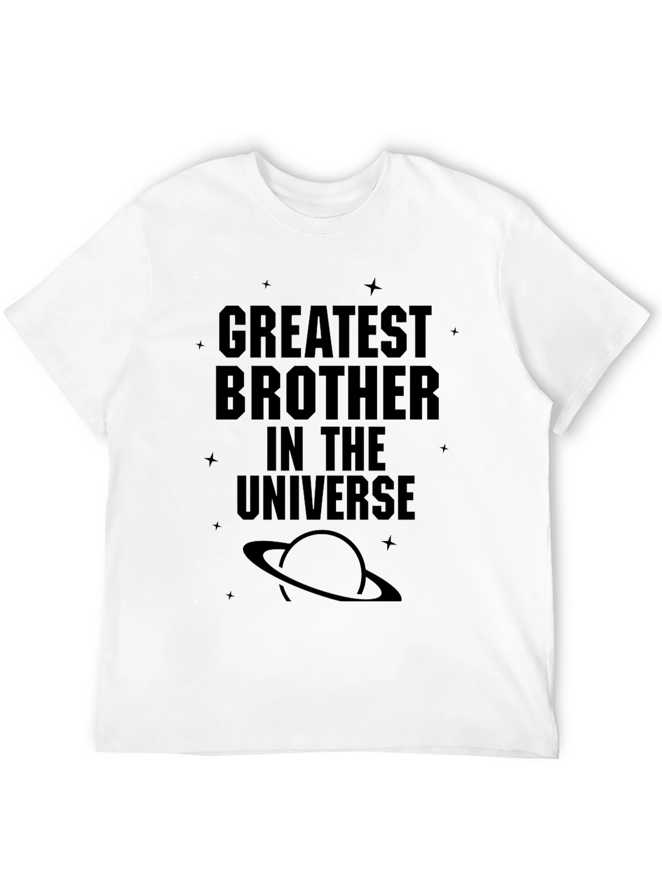 Greatest Brother in the Universe Black T-Shirt