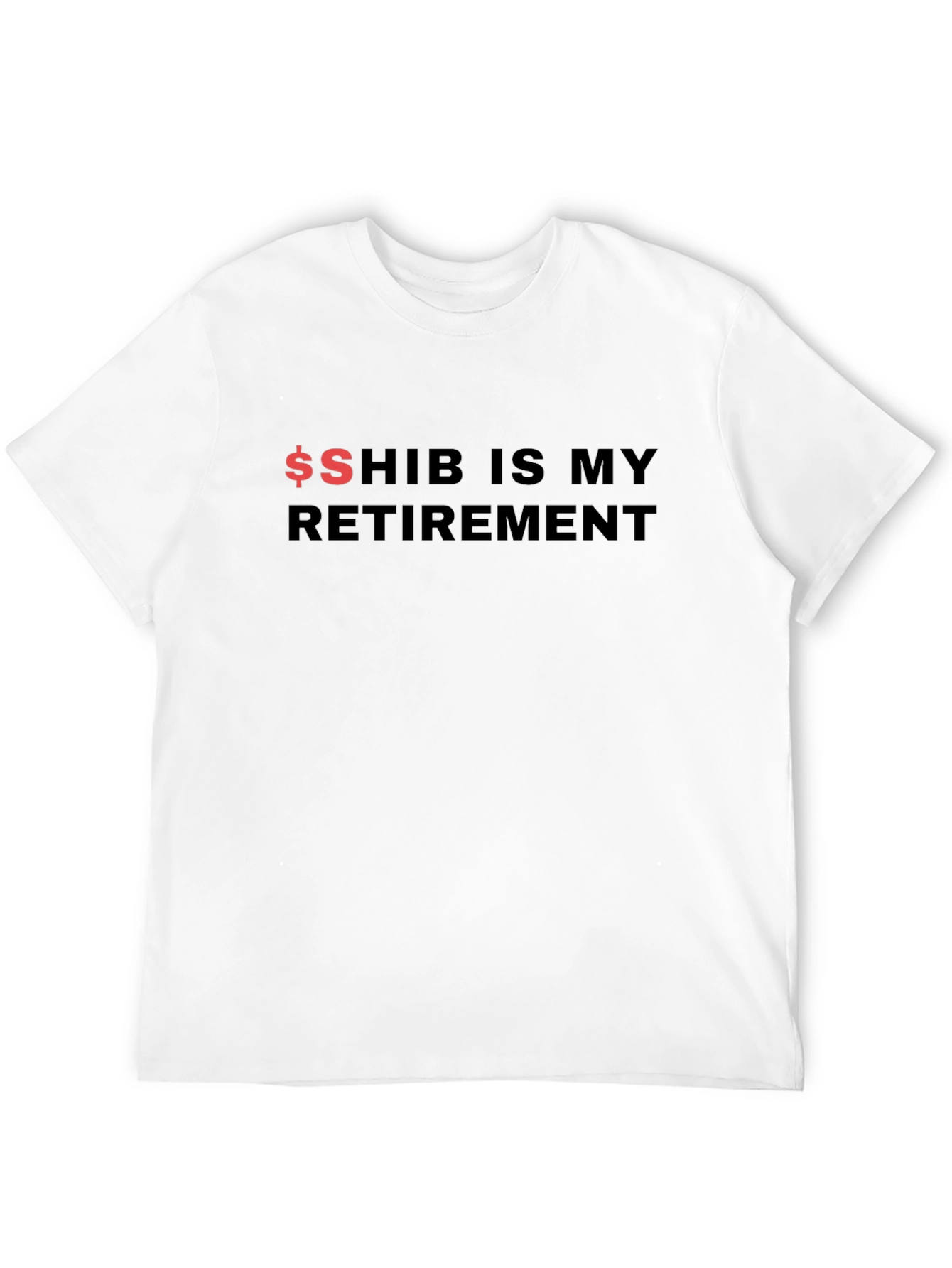 SHIB is My Retirement T-Shirt - Crypto Meme Tee