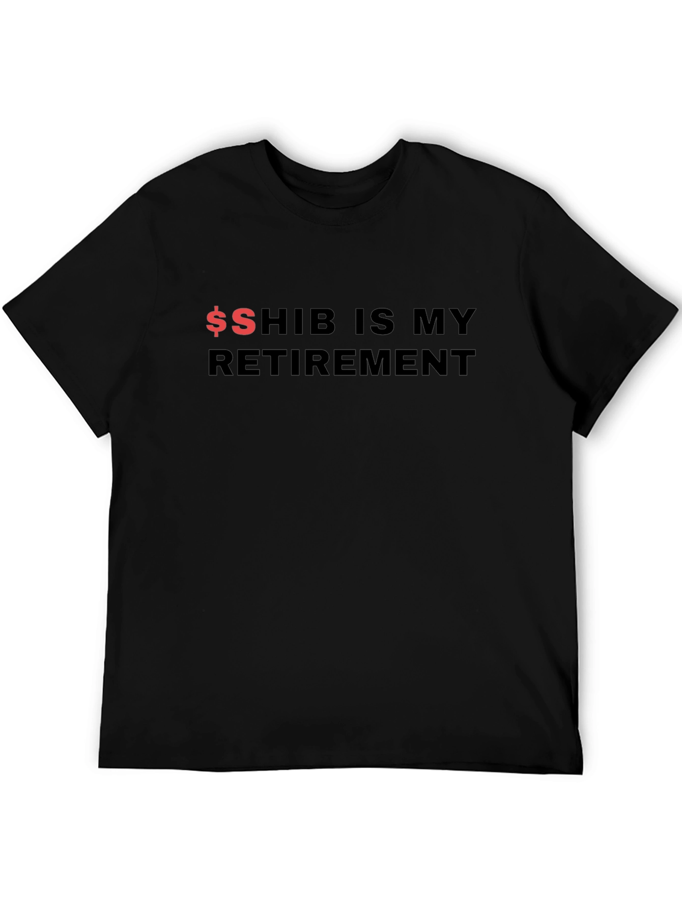 SHIB is My Retirement T-Shirt - Crypto Meme Tee