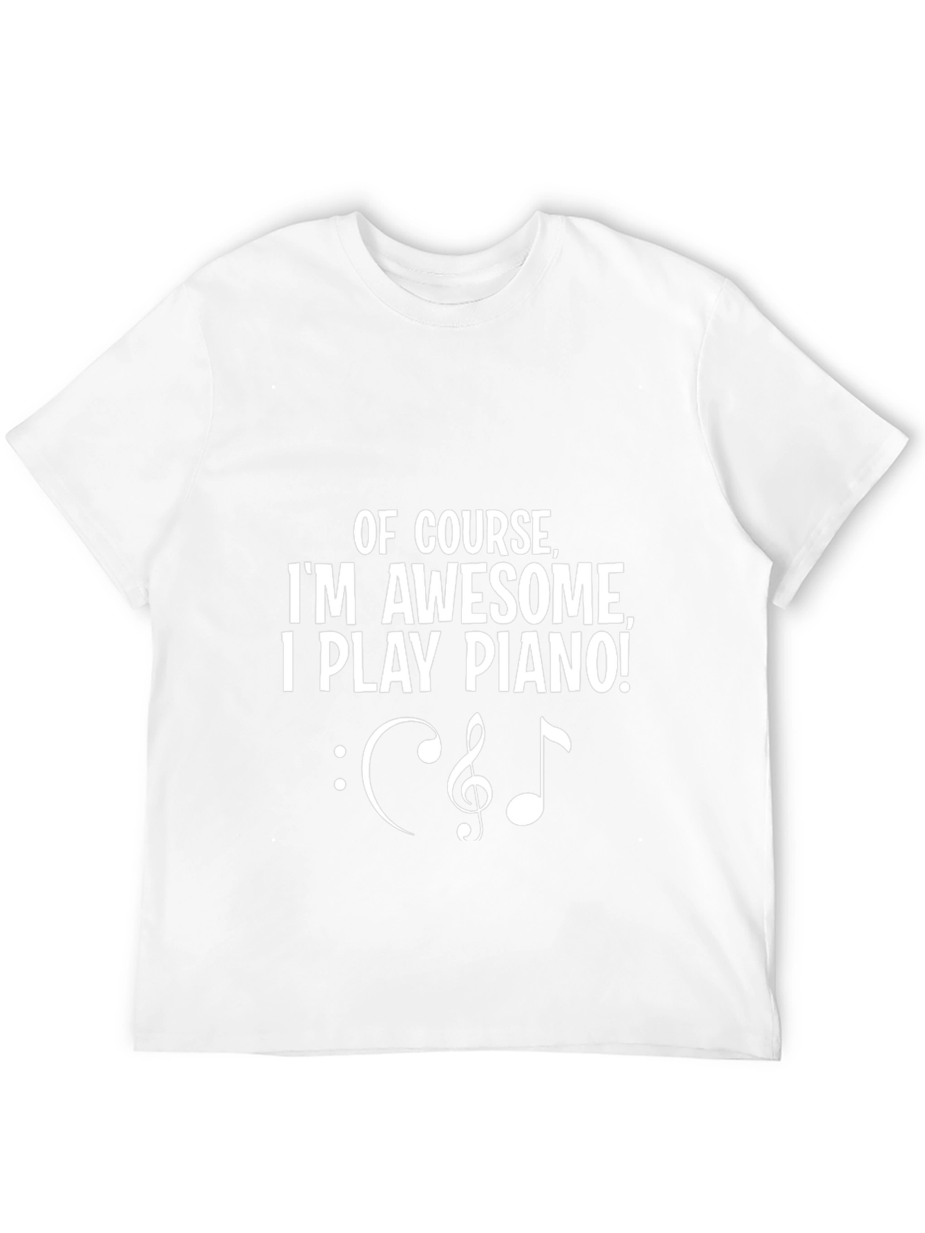 Awesome Piano Player Graphic T-Shirt