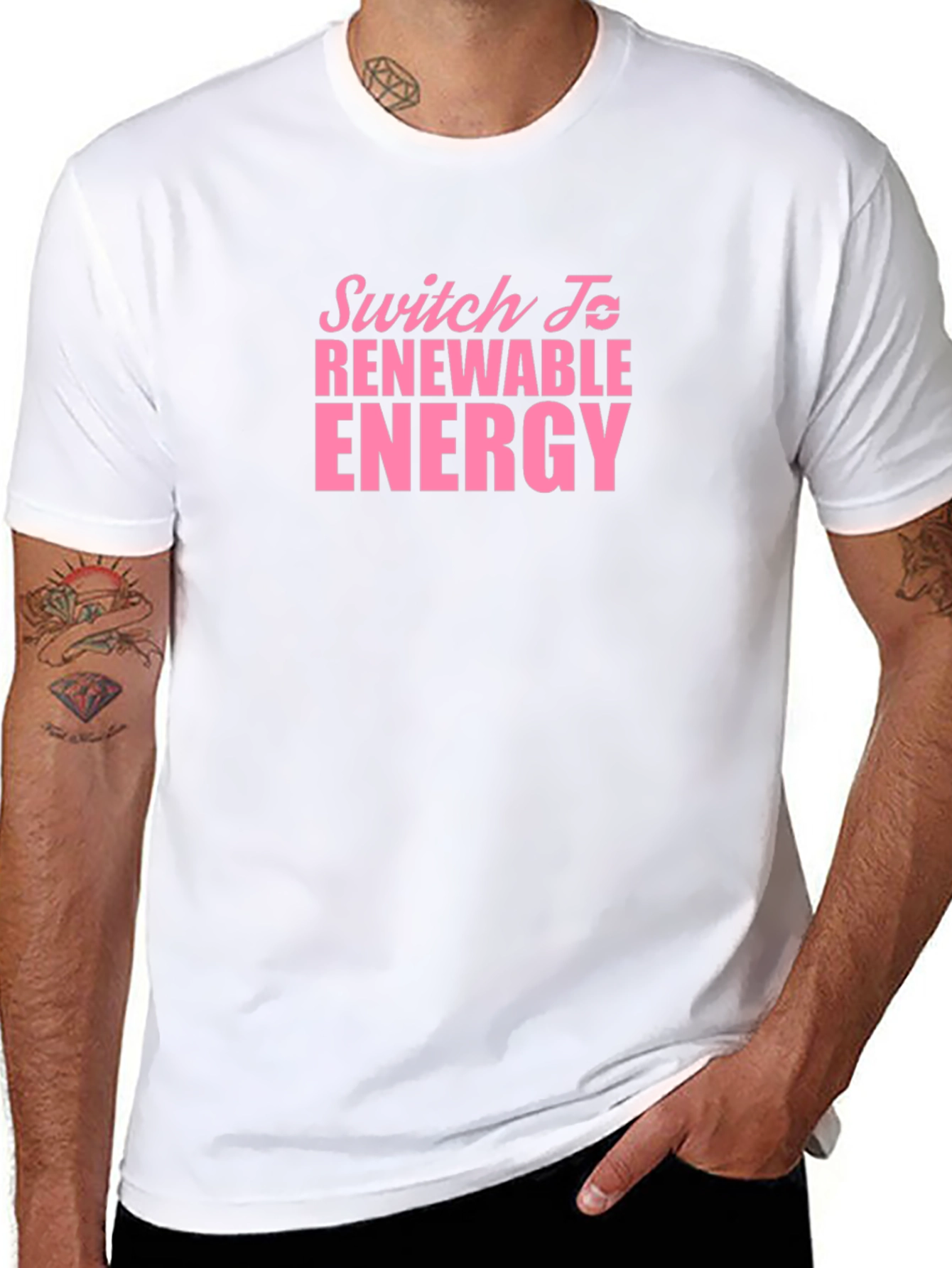 Renewable Energy Black T-Shirt