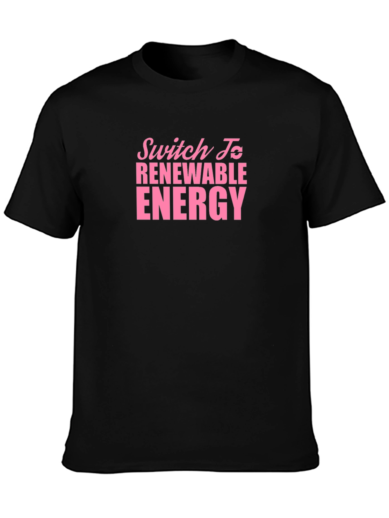 Renewable Energy Black T-Shirt