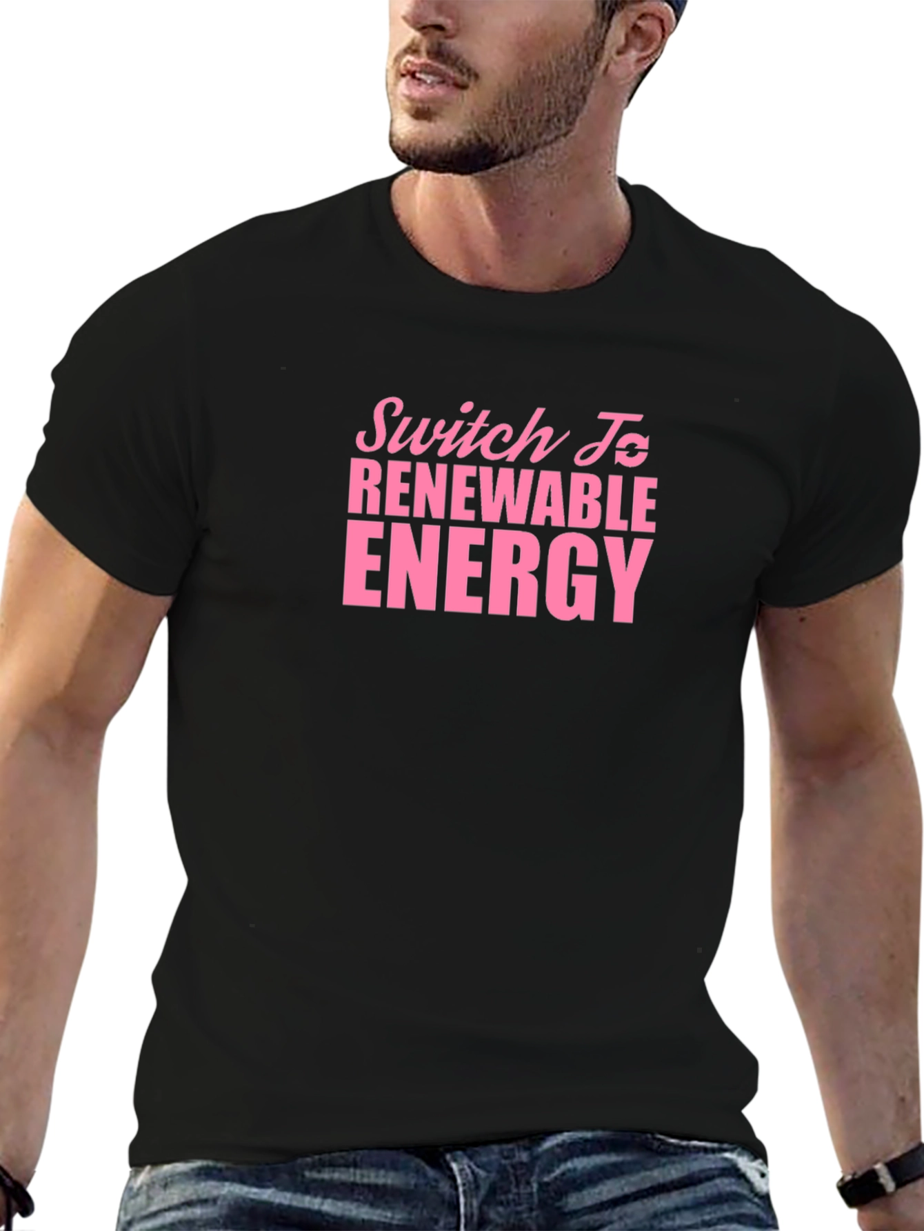 Renewable Energy Black T-Shirt
