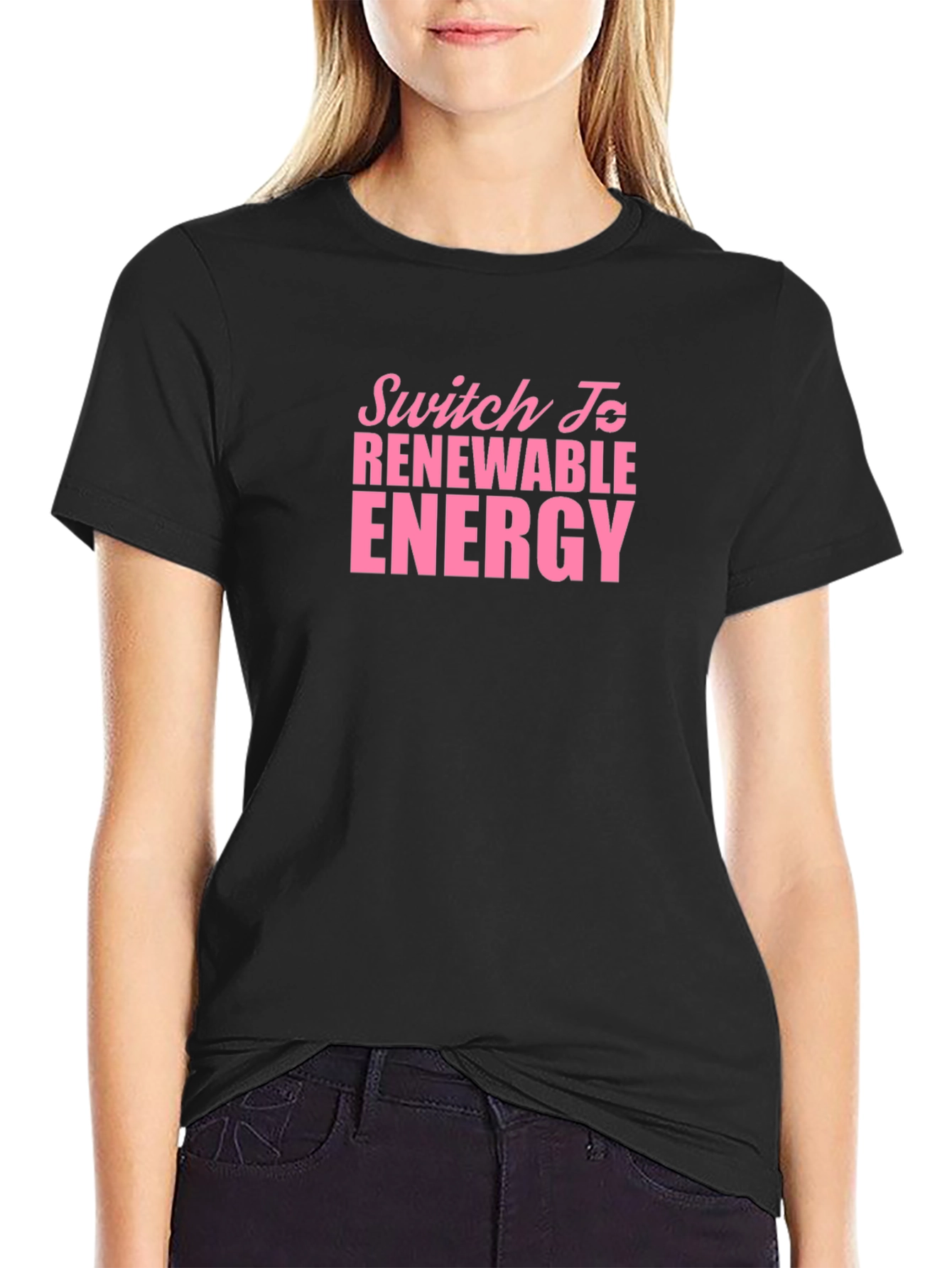 Renewable Energy Black T-Shirt