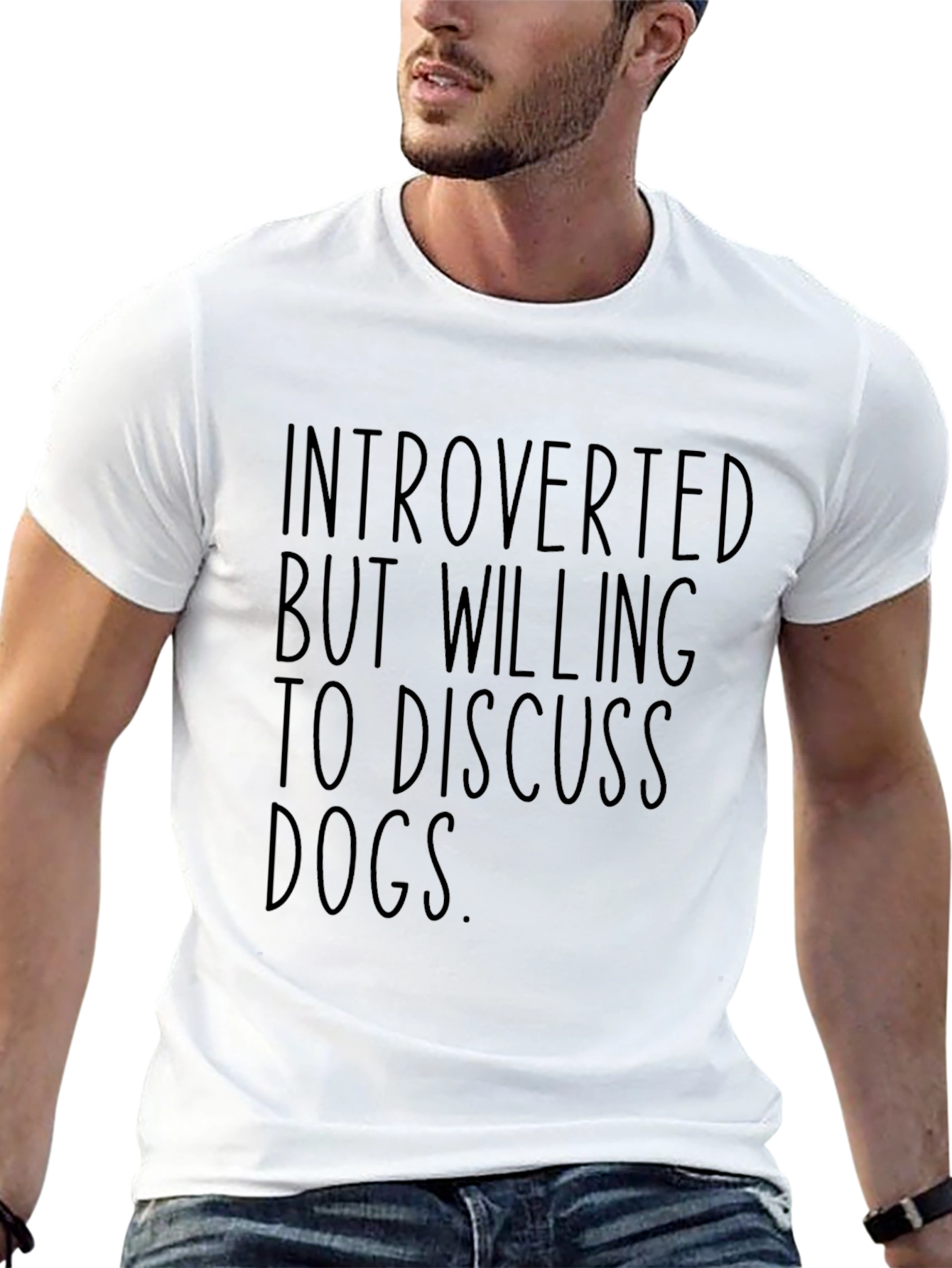 Introverted Dog Lover Graphic Tee