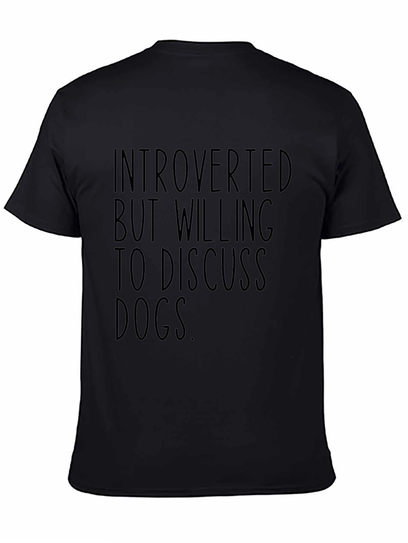 Introverted Dog Lover Graphic Tee