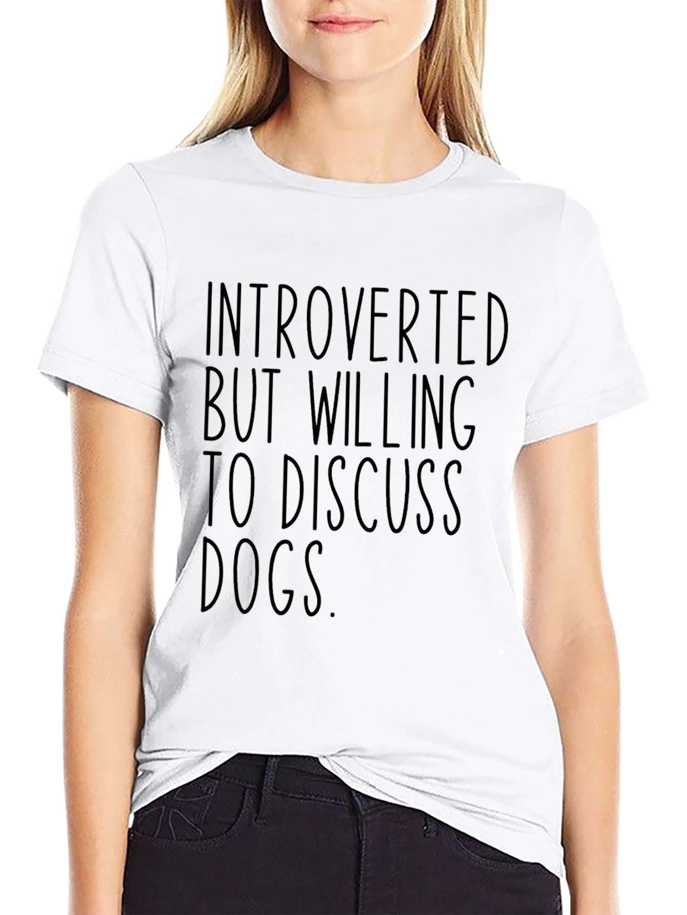 Introverted Dog Lover Graphic Tee