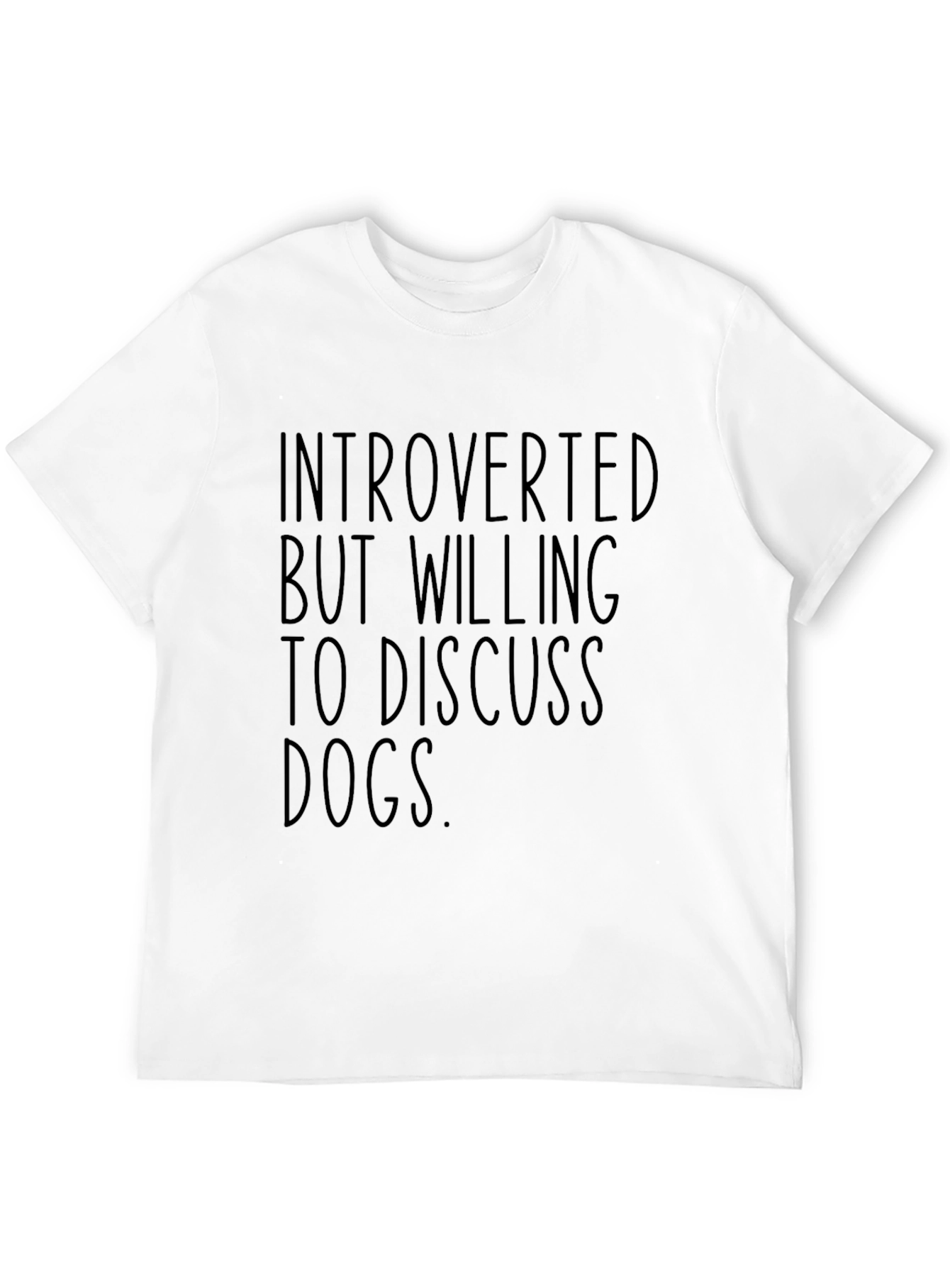 Introverted Dog Lover Graphic Tee