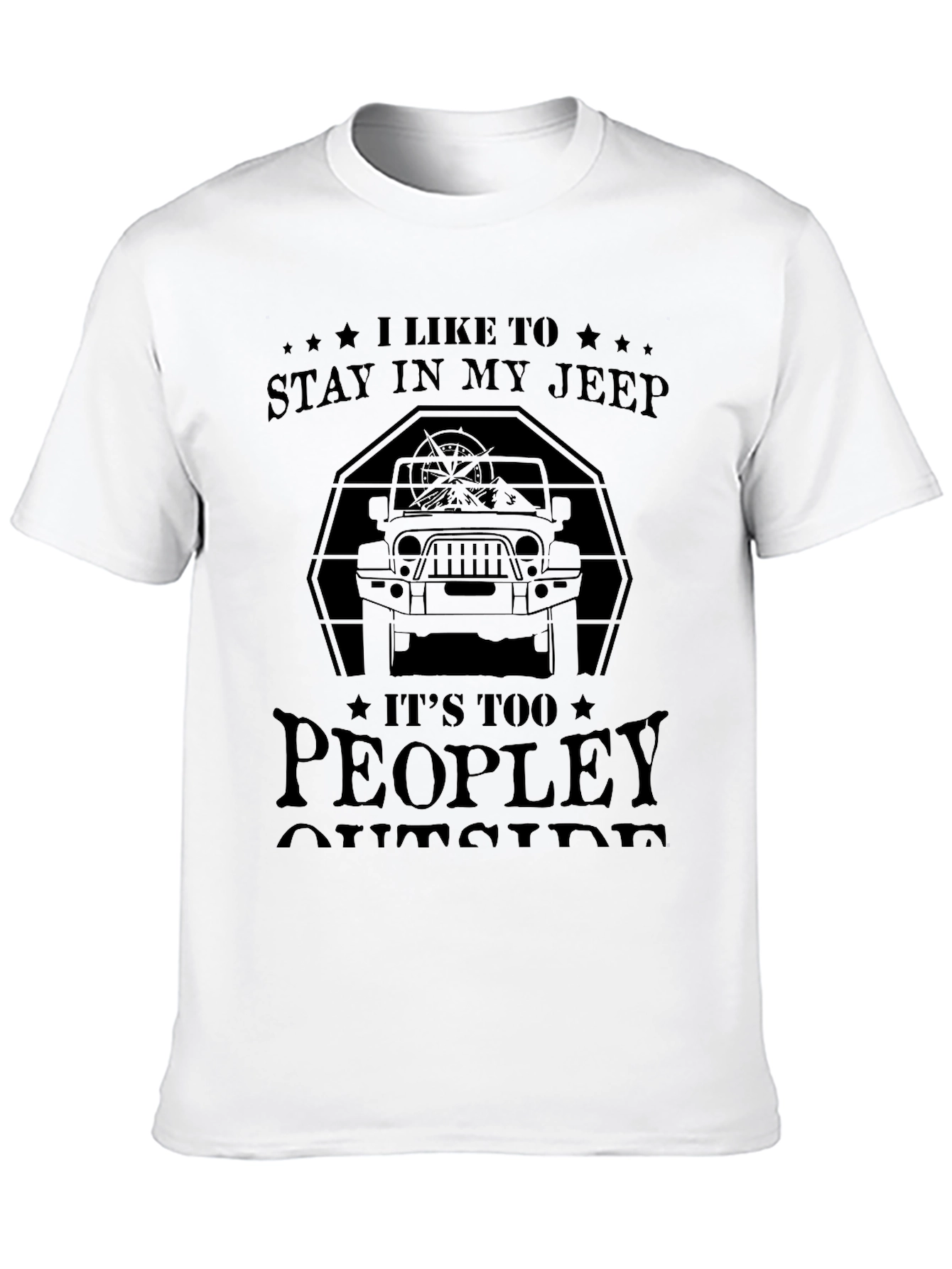 Stay In My Jeep Graphic Tee