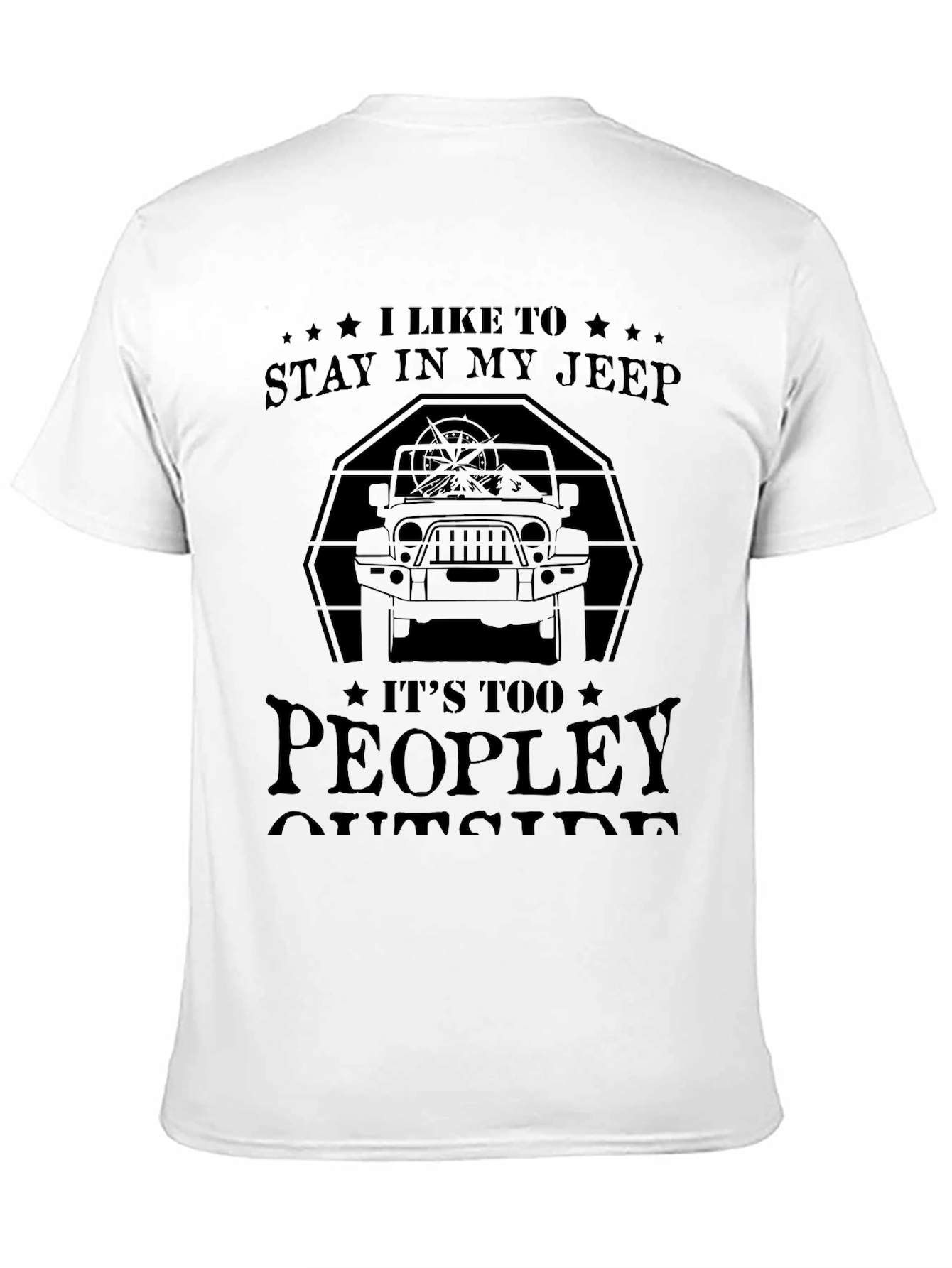 Stay In My Jeep Graphic Tee