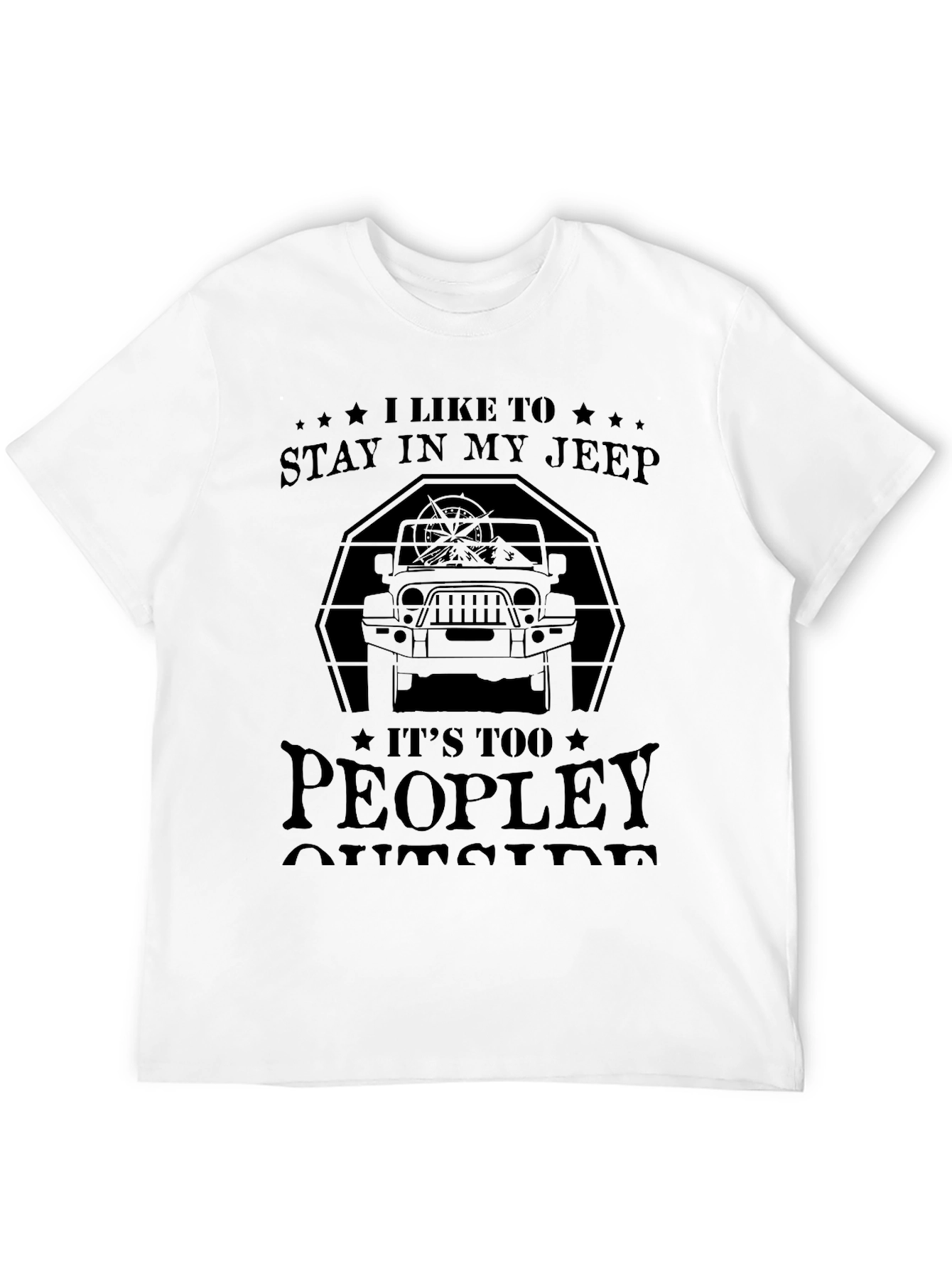 Stay In My Jeep Graphic Tee