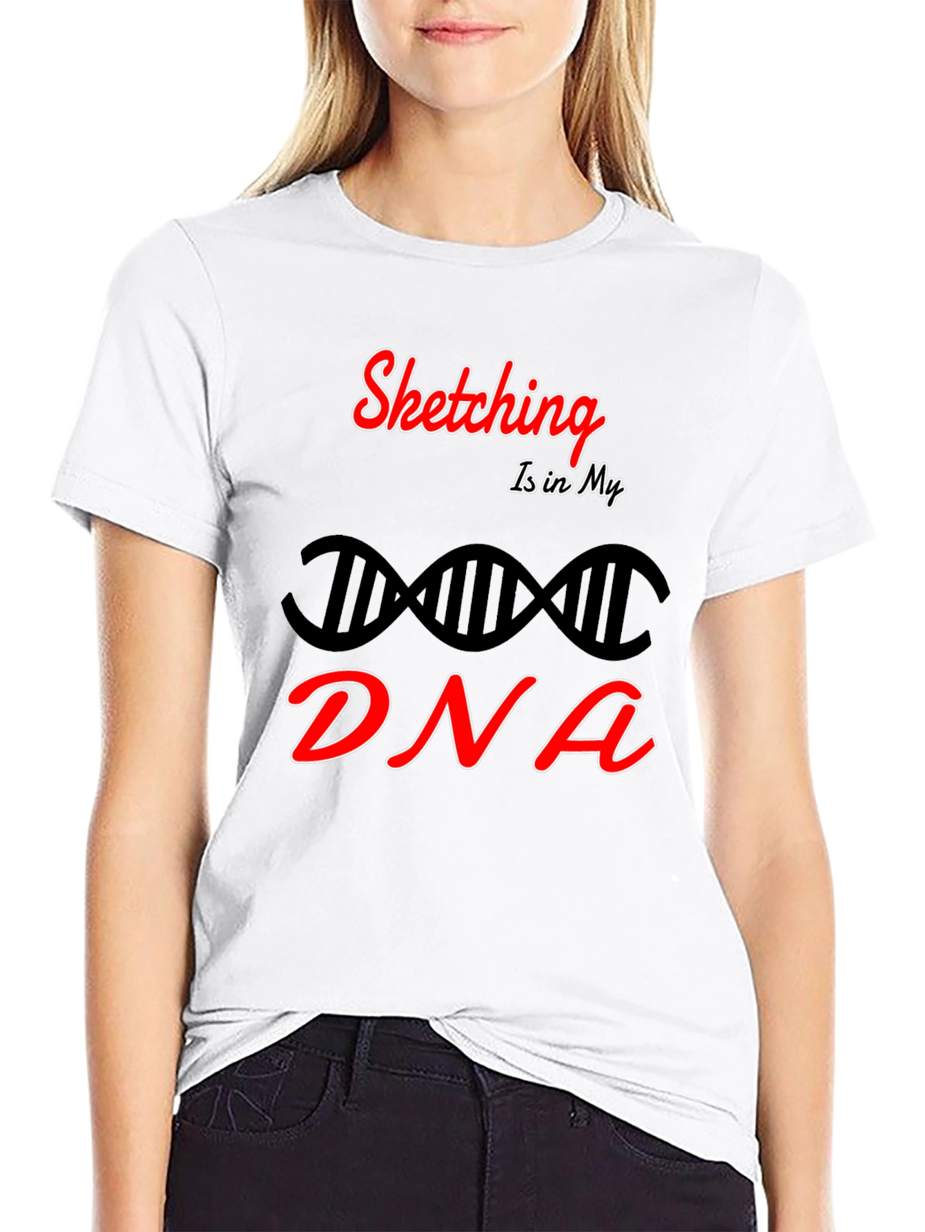 Sketching DNA T-Shirt - Artist Apparel