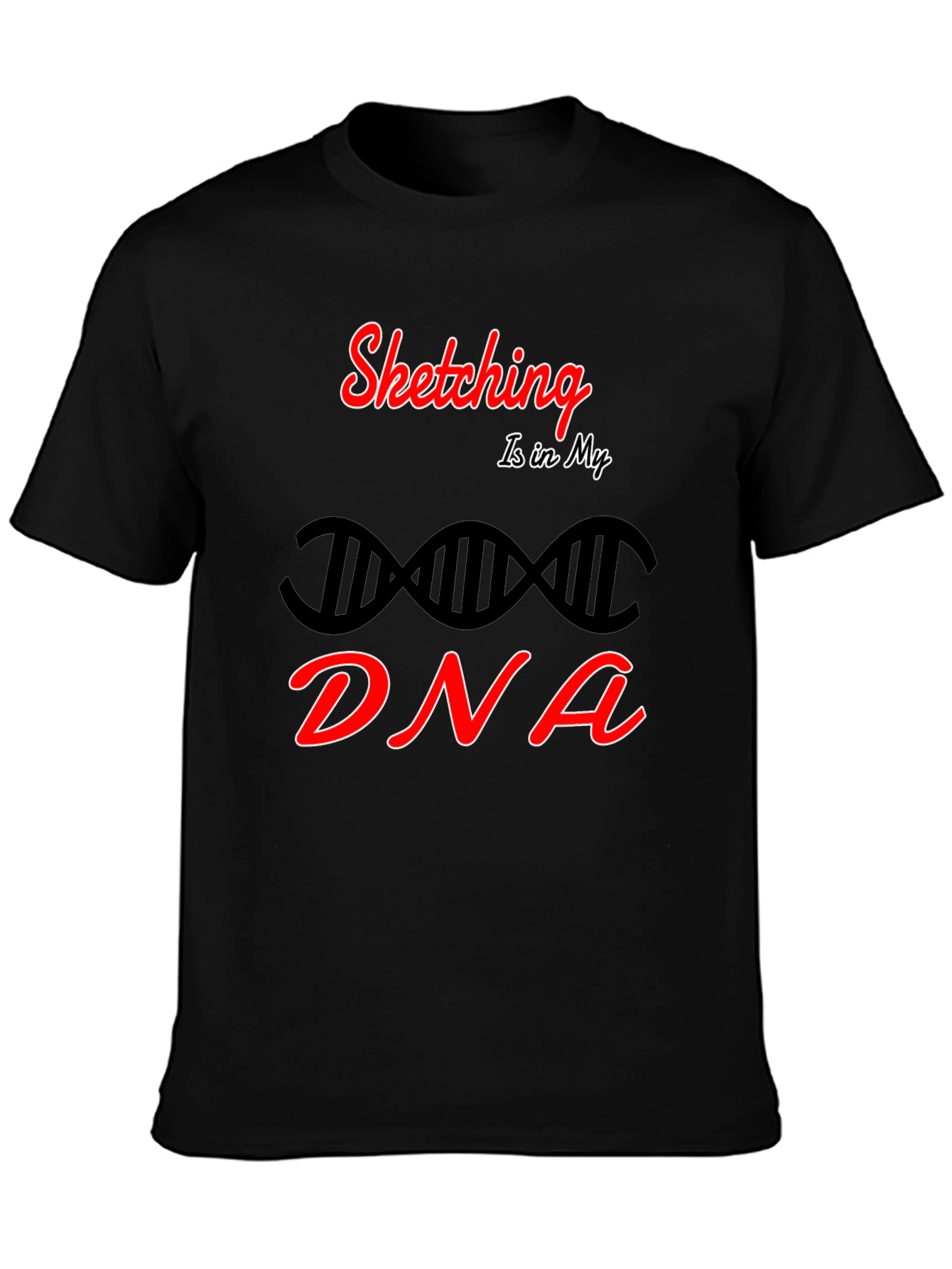 Sketching DNA T-Shirt - Artist Apparel