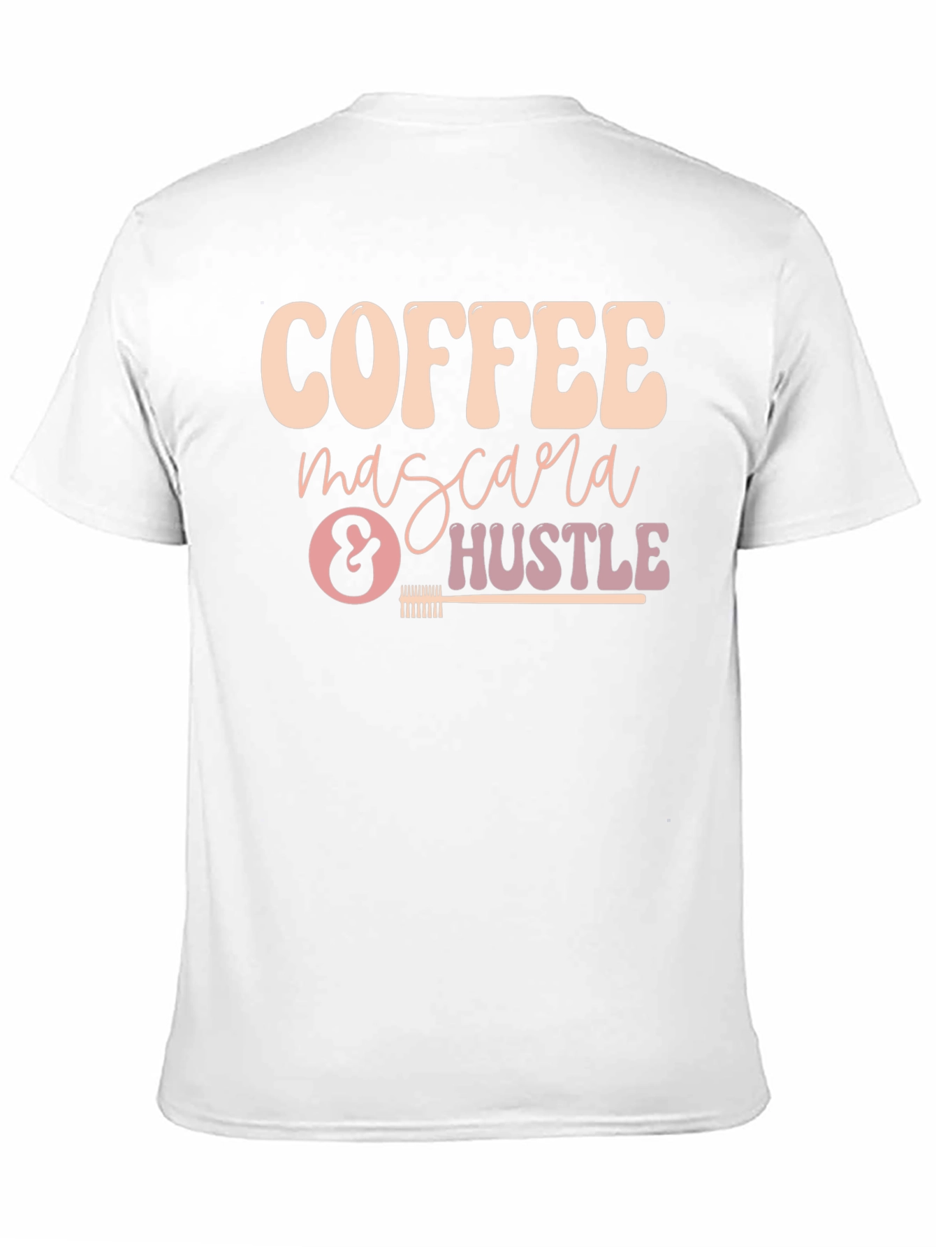 Coffee Mascara Hustle Graphic T-Shirt