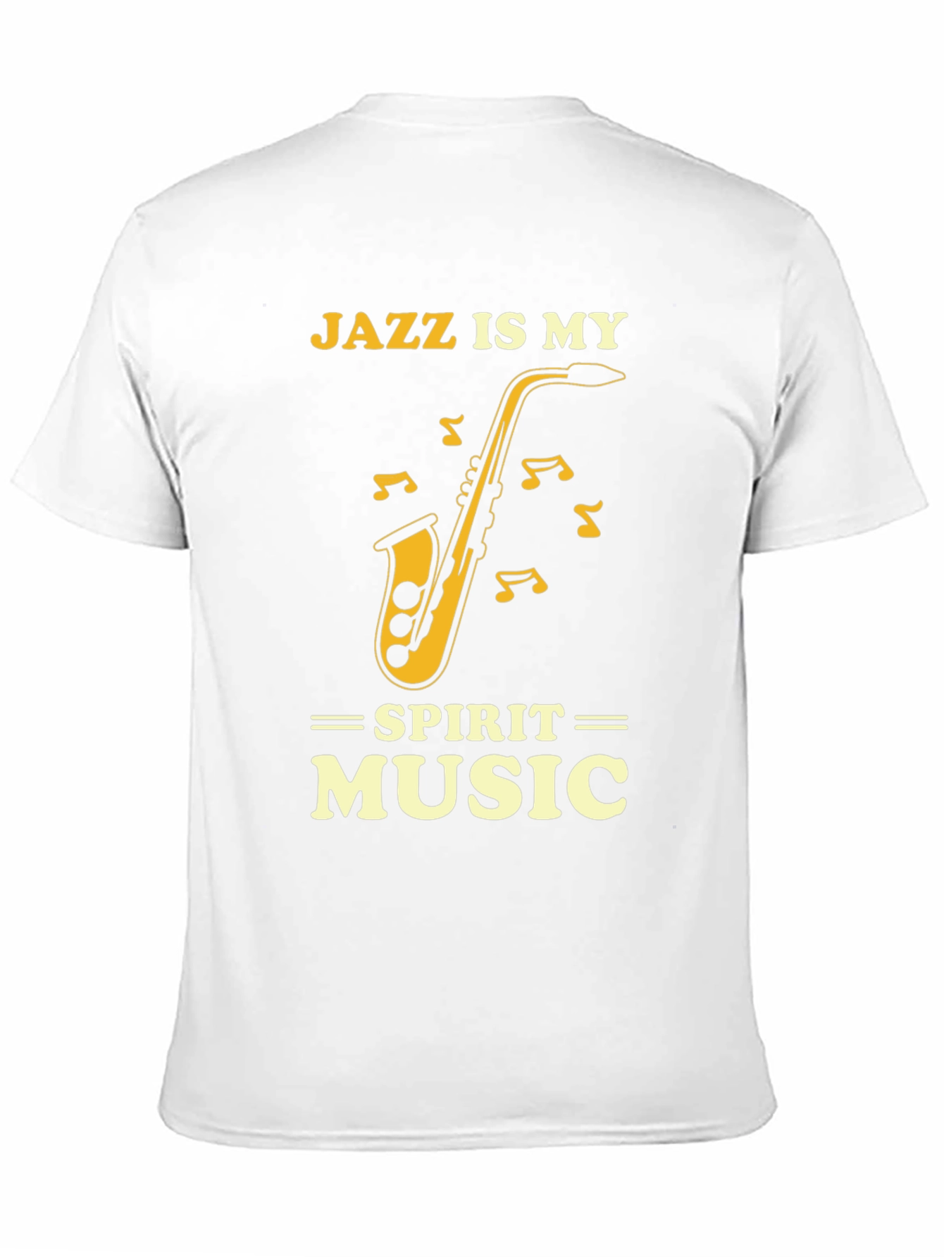 Jazz is My Spirit Music Saxophone Graphic Tee