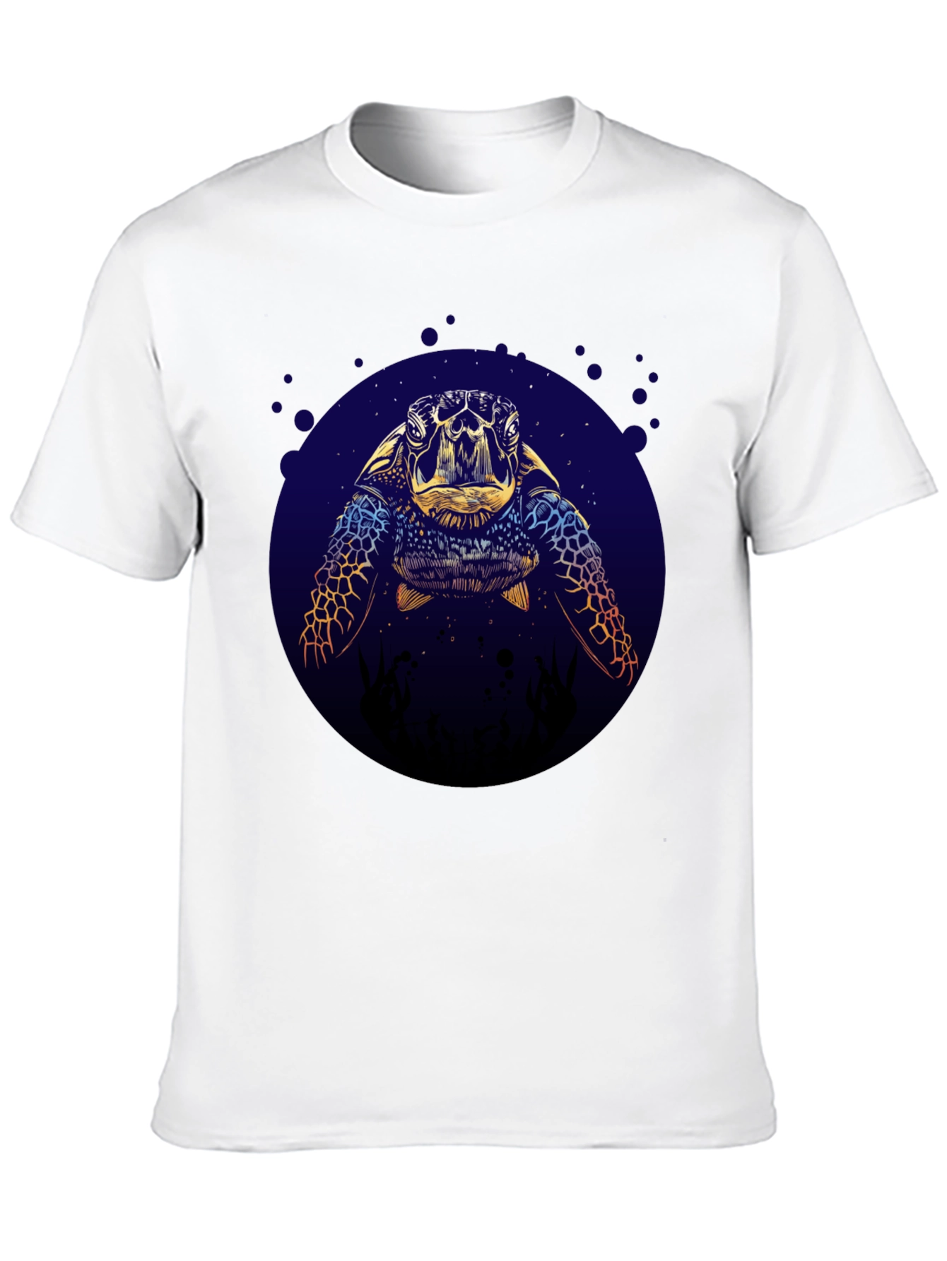 Sea Turtle Graphic Tee - Ocean Lovers Black T-Shirt