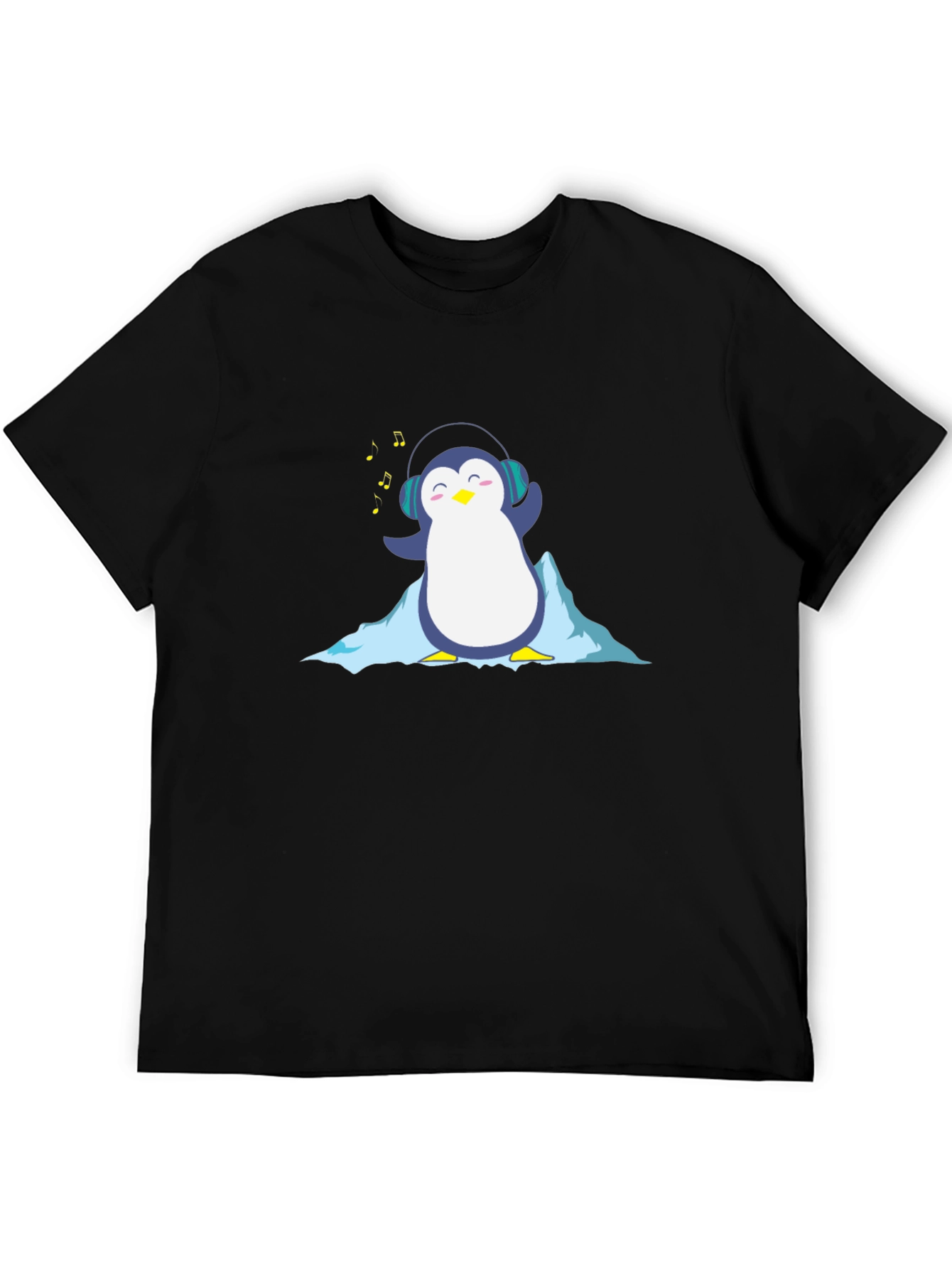 Cool Penguin Music Lover T-Shirt