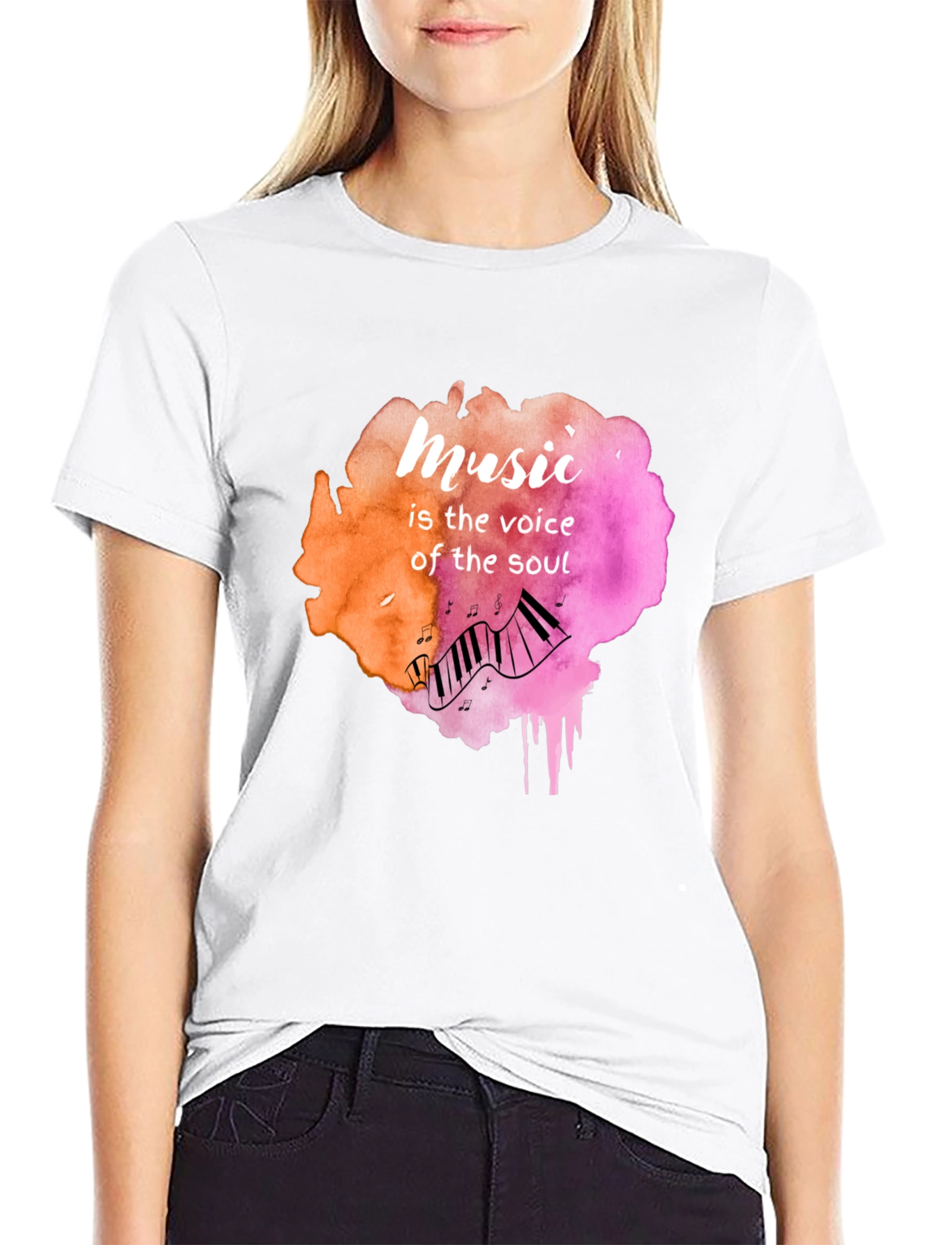 Music is the Voice of the Soul Graphic Tee