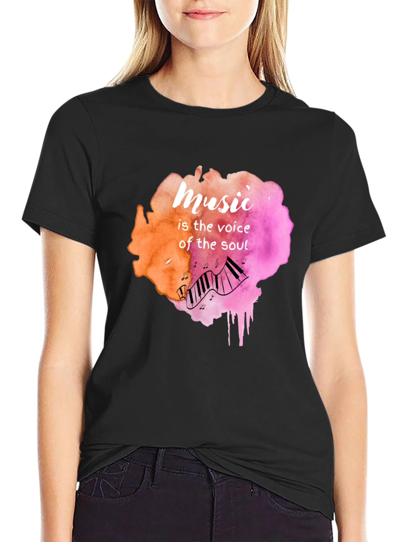Music is the Voice of the Soul Graphic Tee