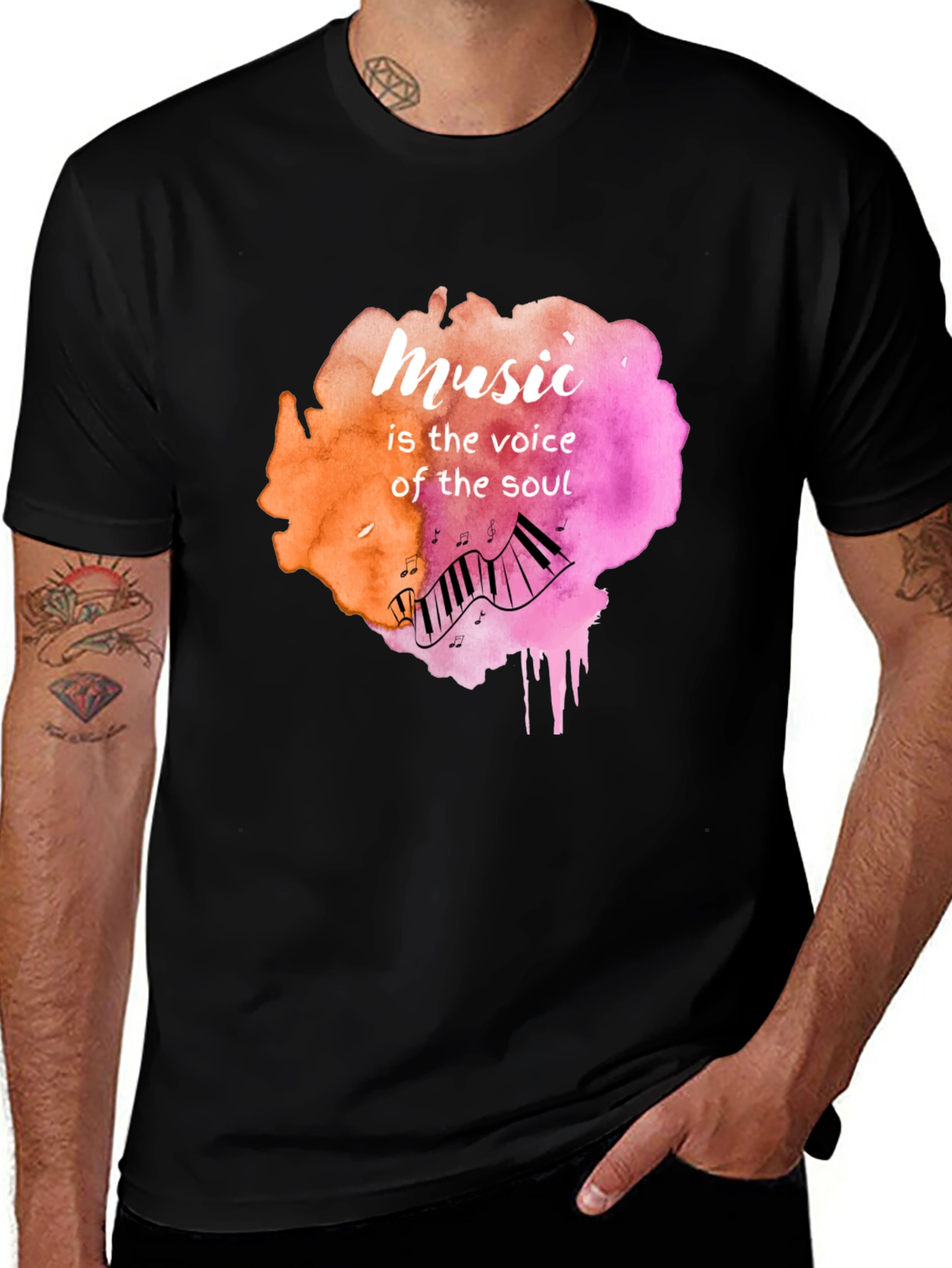 Music is the Voice of the Soul Graphic Tee
