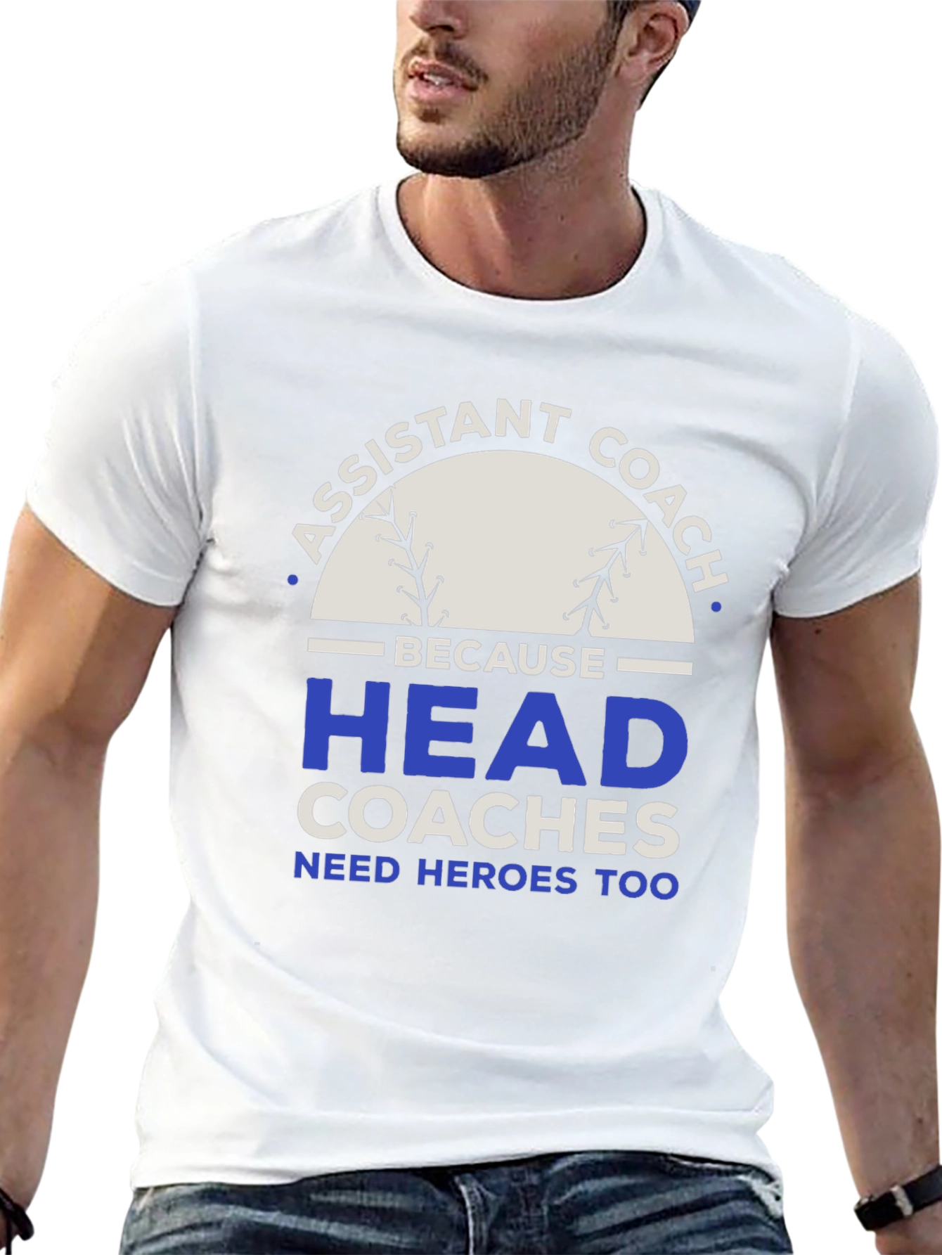 Assistant Coach Baseball Graphic Tee