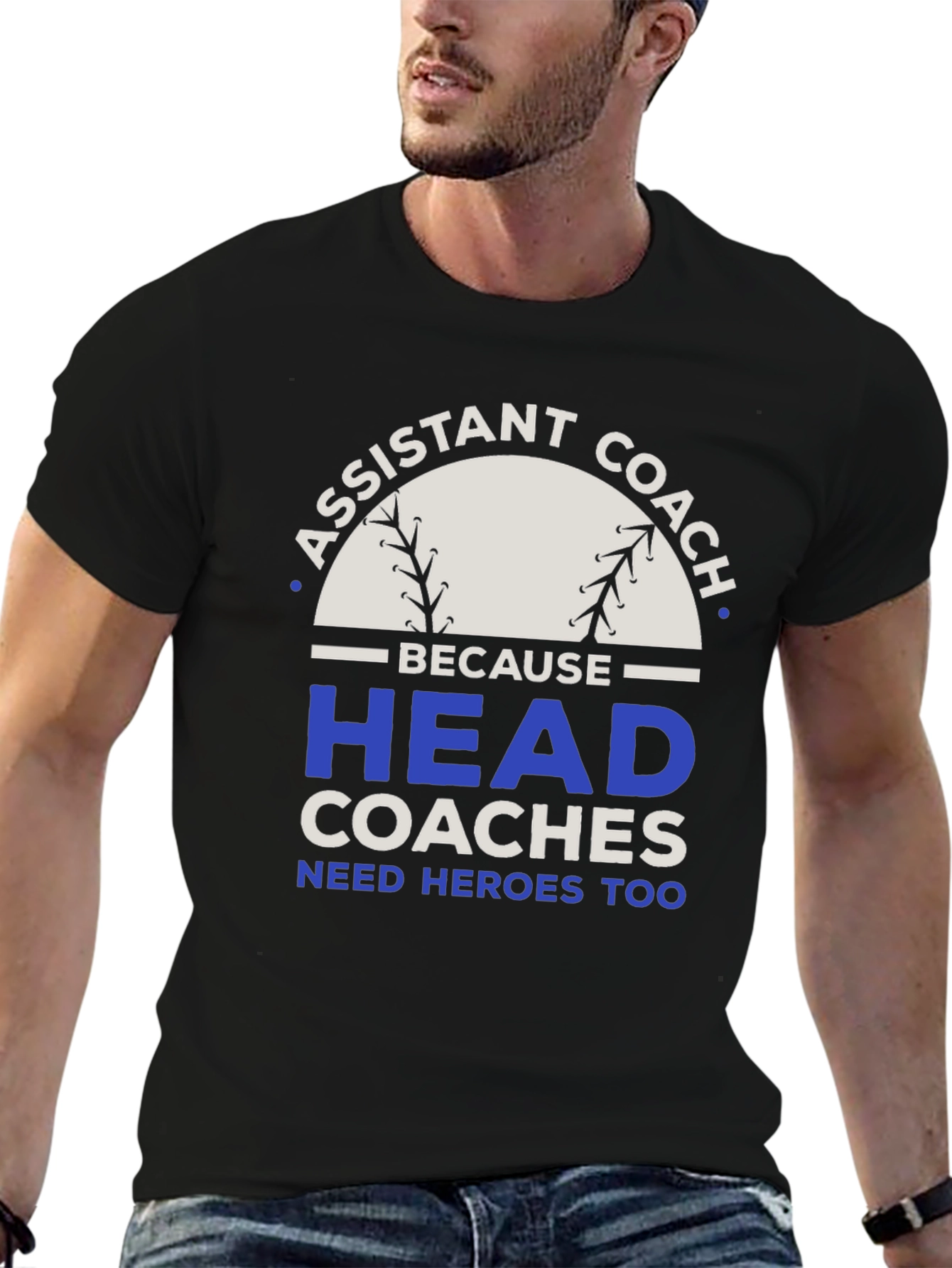 Assistant Coach Baseball Graphic Tee