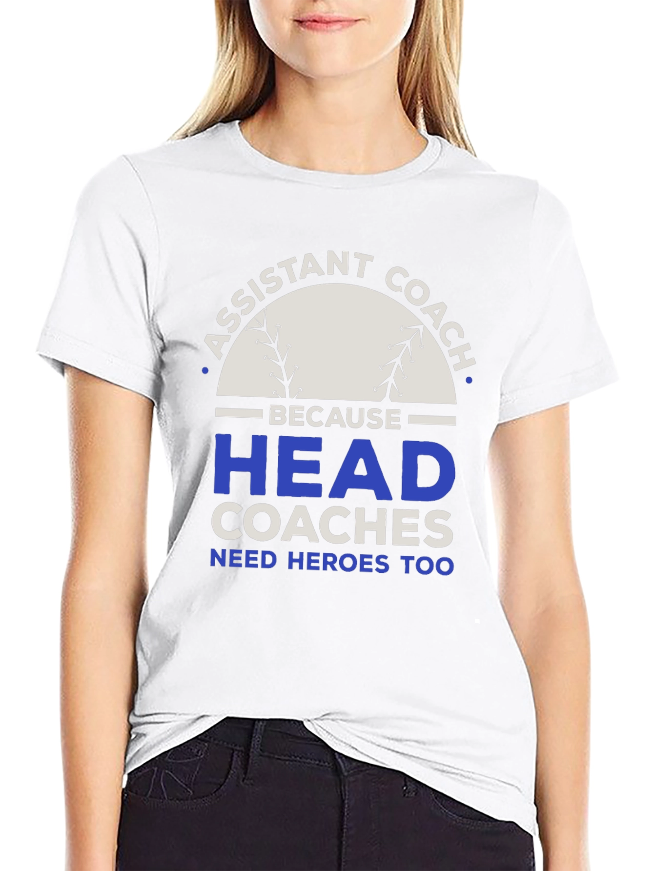 Assistant Coach Baseball Graphic Tee