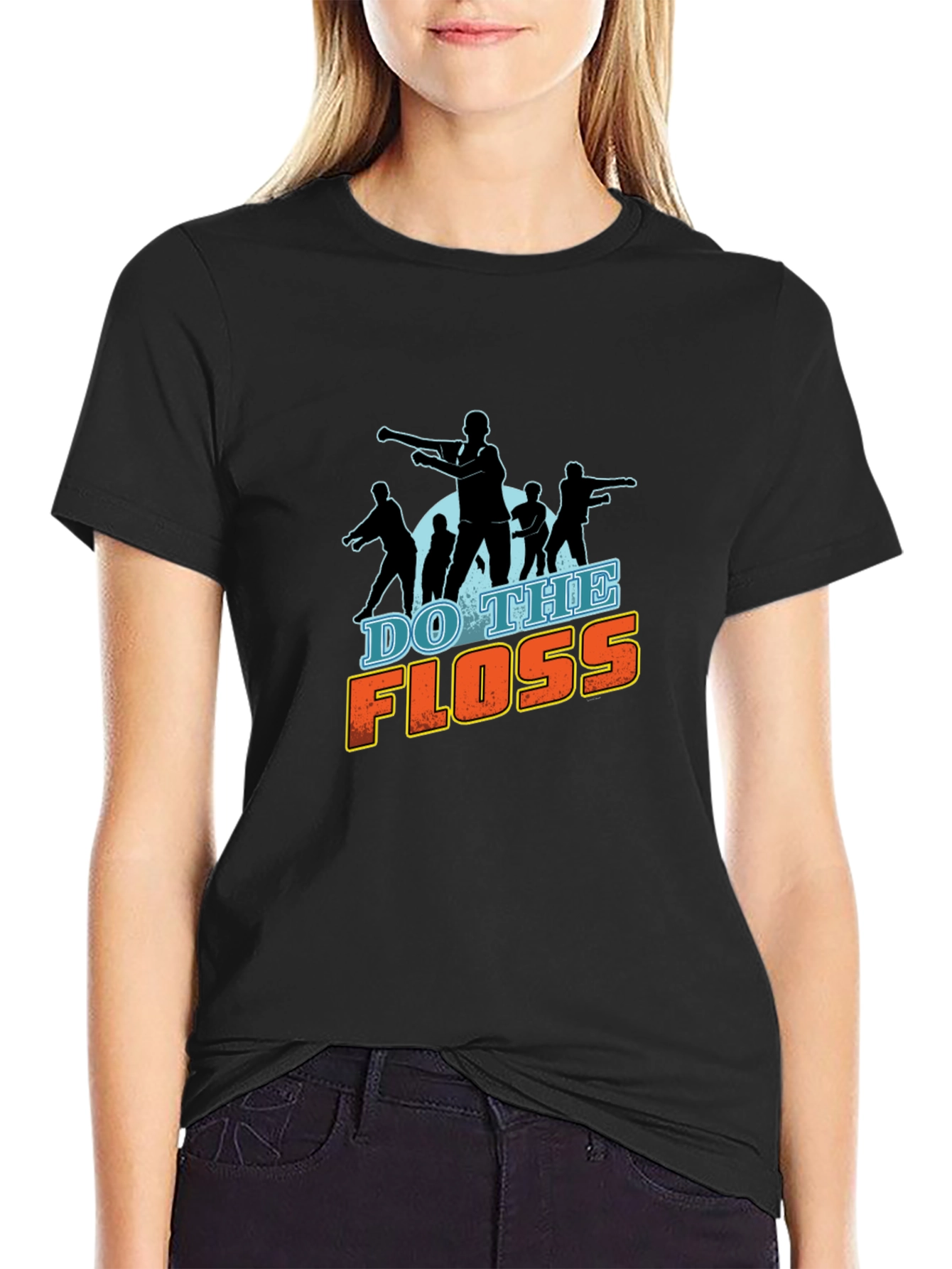 Do the Floss Dance Graphic T-Shirt - Black