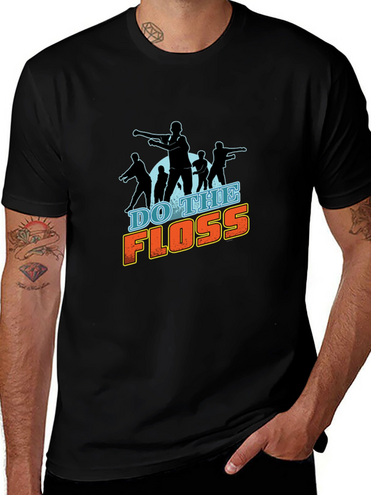 Do the Floss Dance Graphic T-Shirt - Black