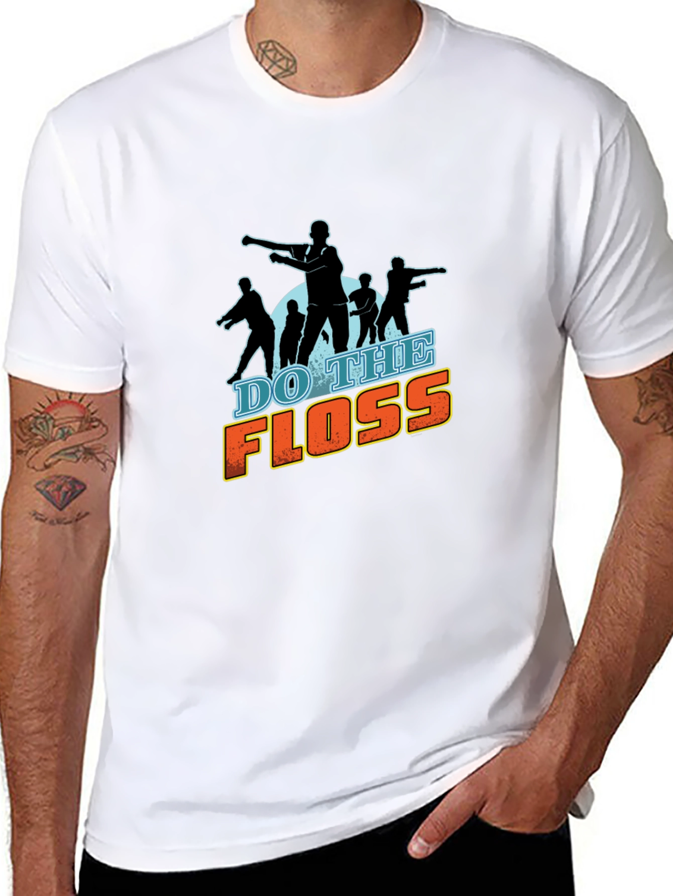 Do the Floss Dance Graphic T-Shirt - Black