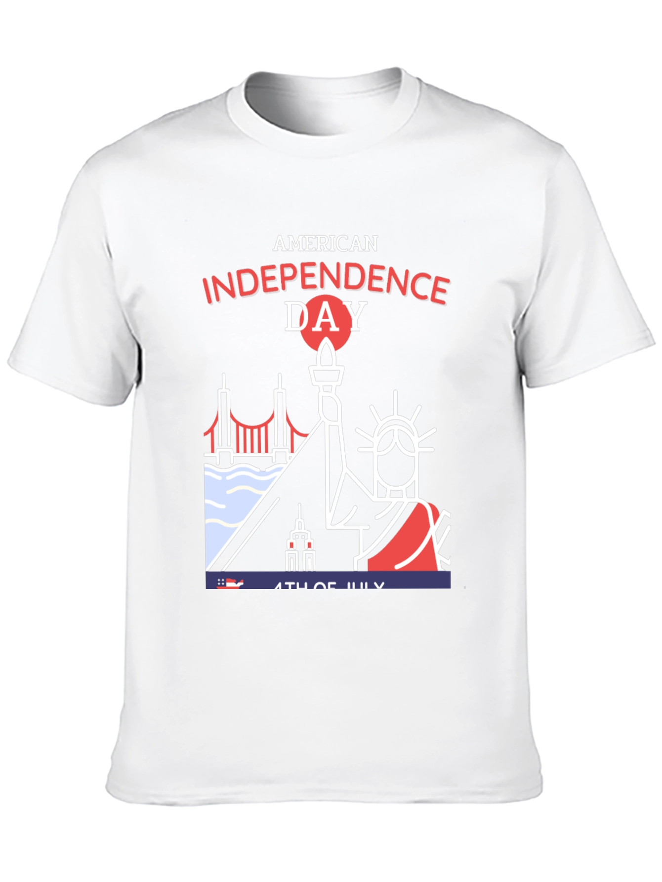 American Independence Day Graphic T-Shirt