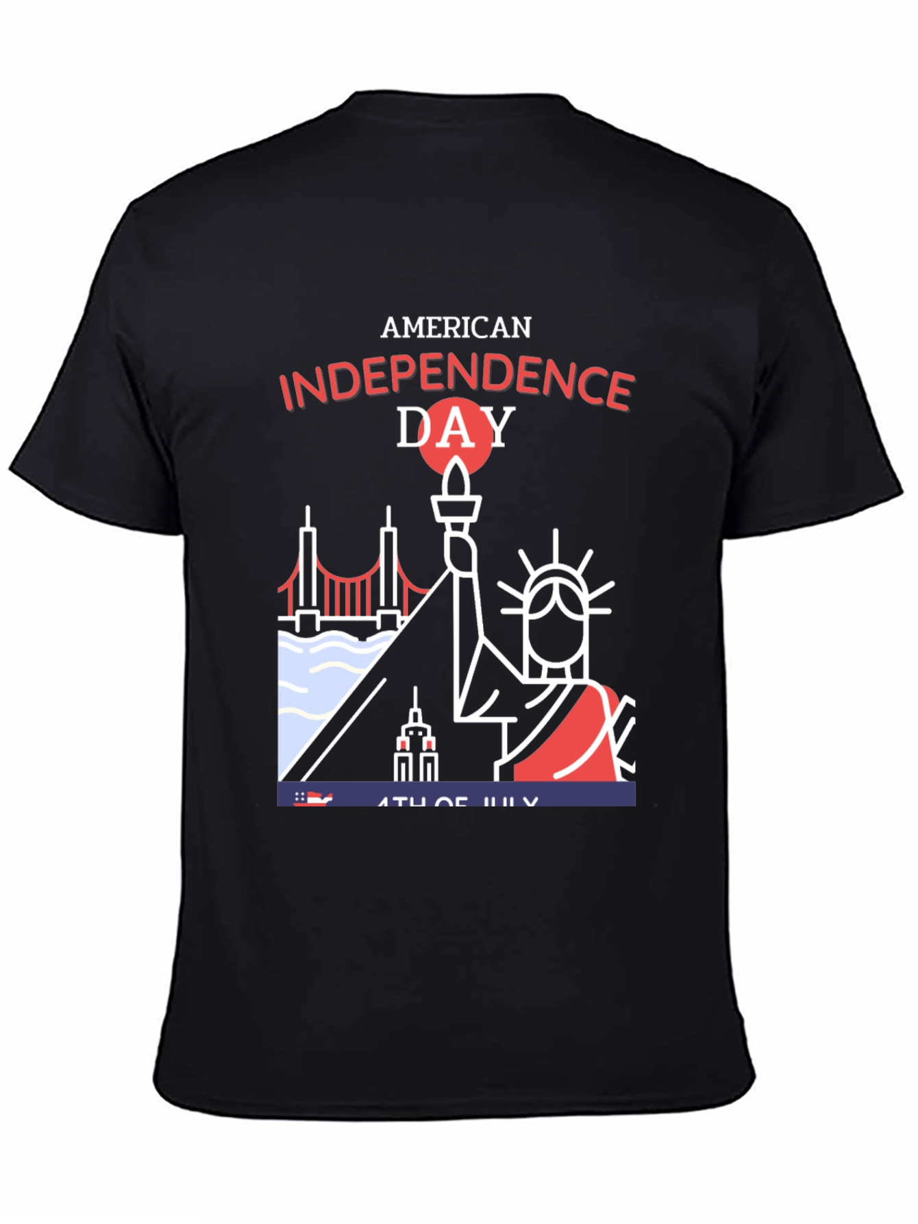 American Independence Day Graphic T-Shirt