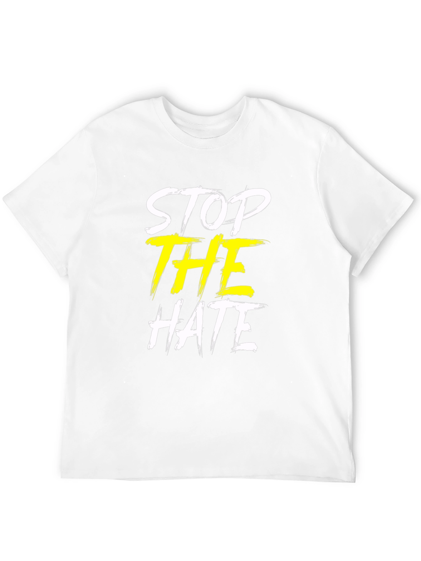 Stop the Hate Graphic T-Shirt - Unisex Black Tee