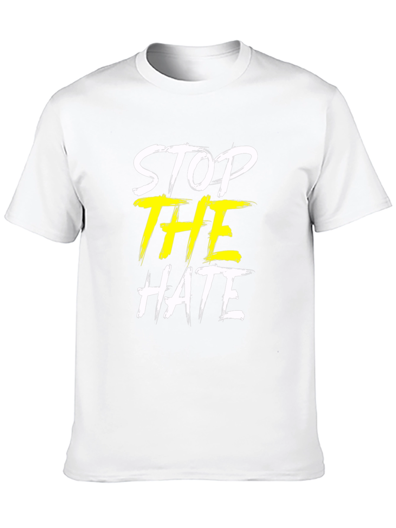 Stop the Hate Graphic T-Shirt - Unisex Black Tee