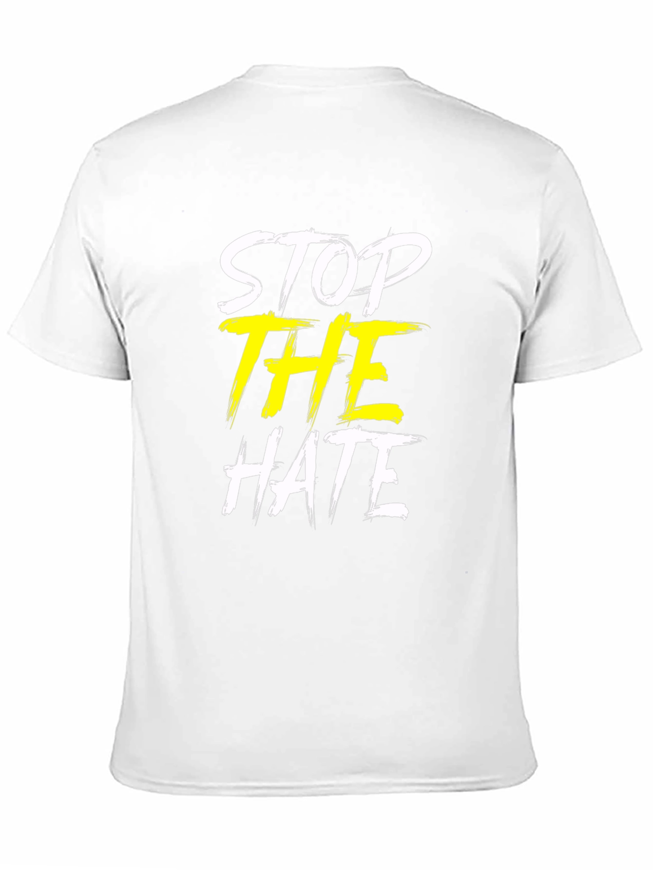 Stop the Hate Graphic T-Shirt - Unisex Black Tee