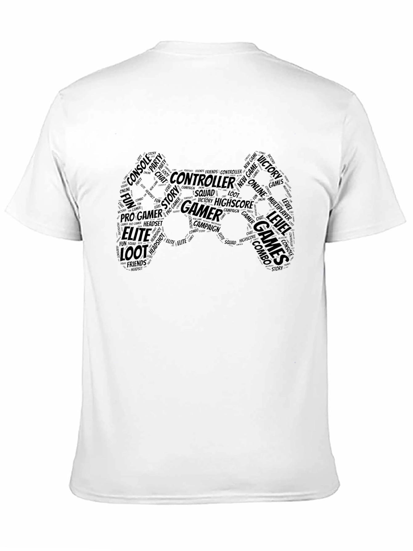 Gamer Word Art T-Shirt
