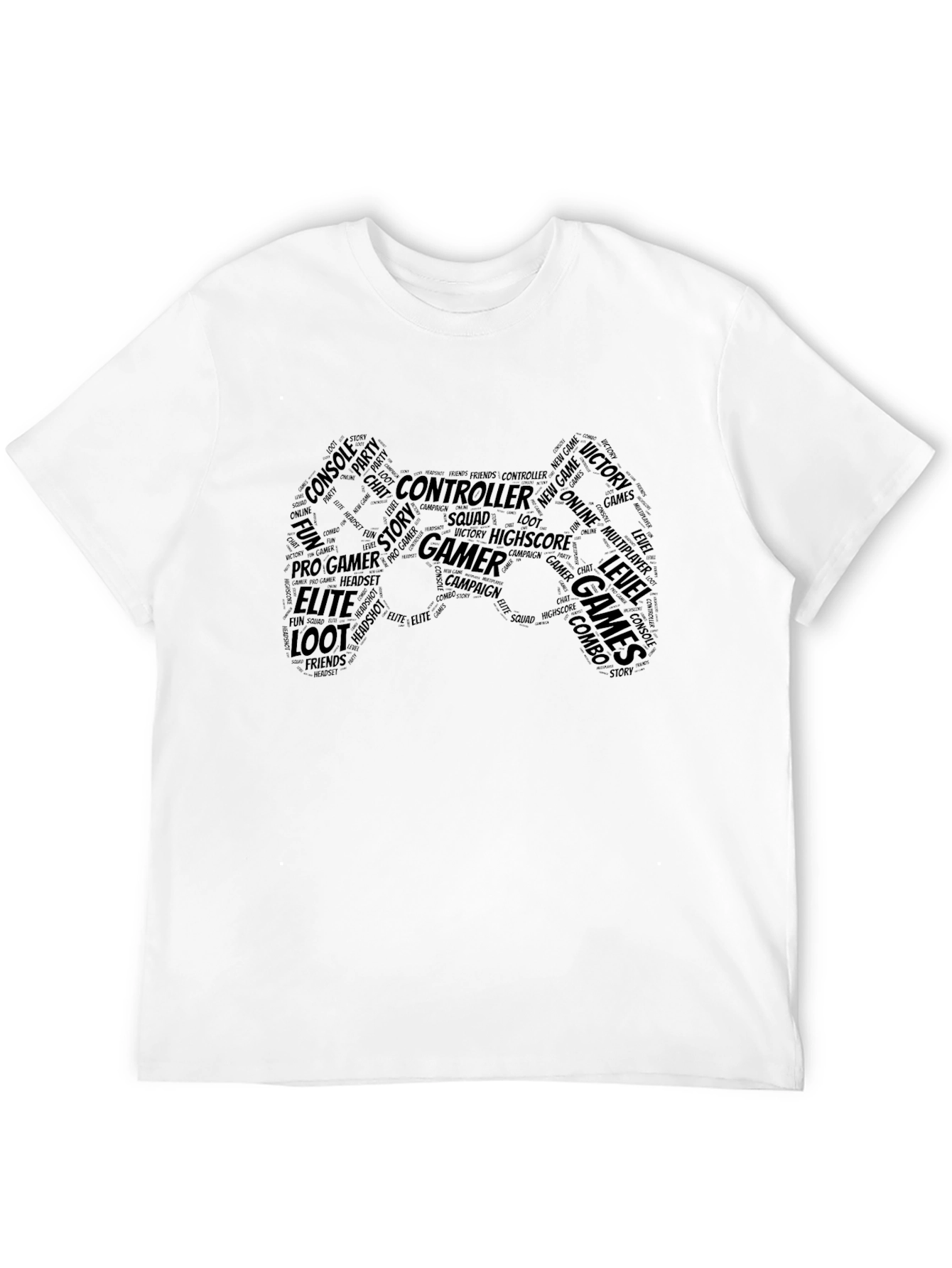 Gamer Word Art T-Shirt