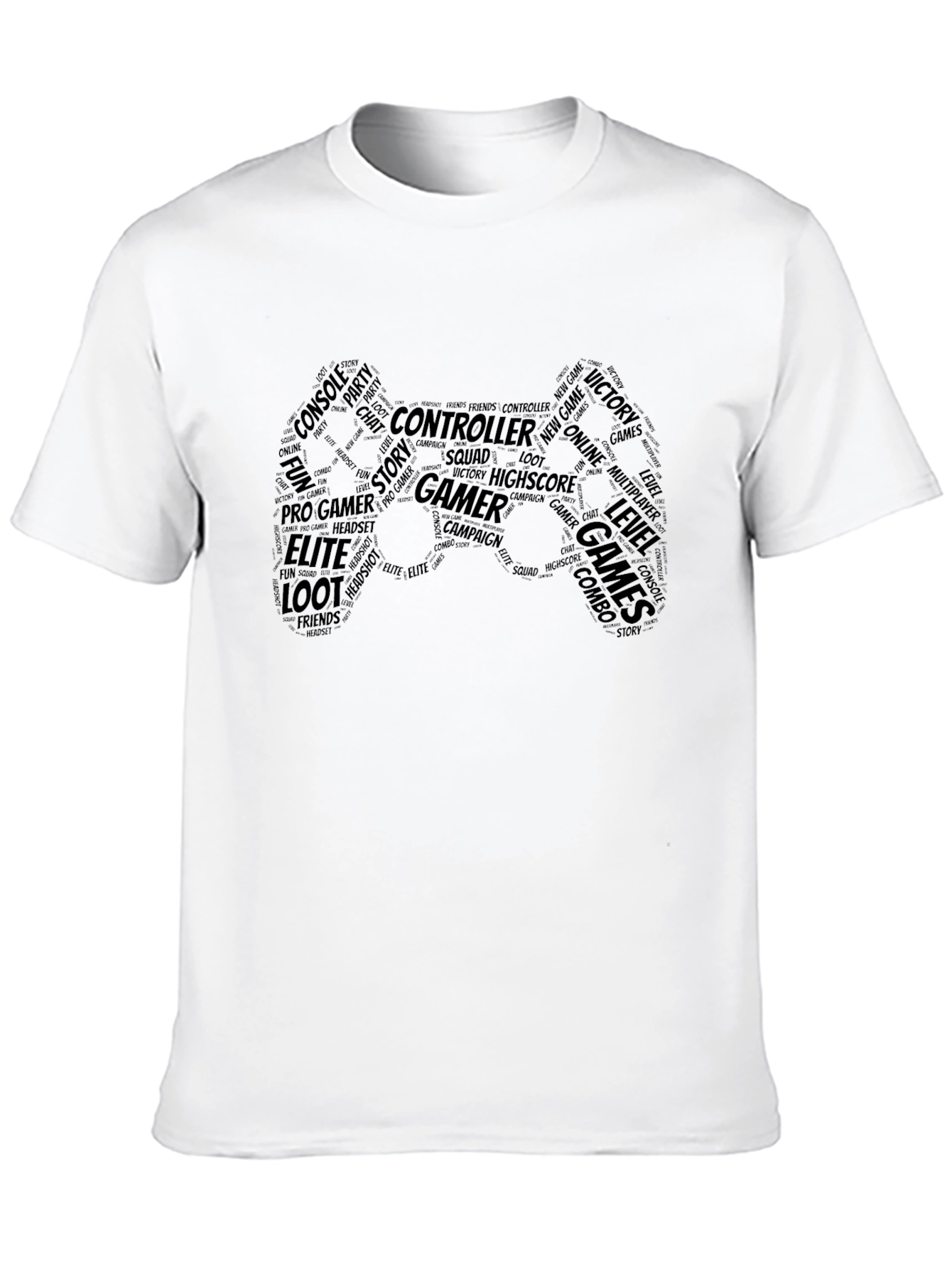 Gamer Word Art T-Shirt