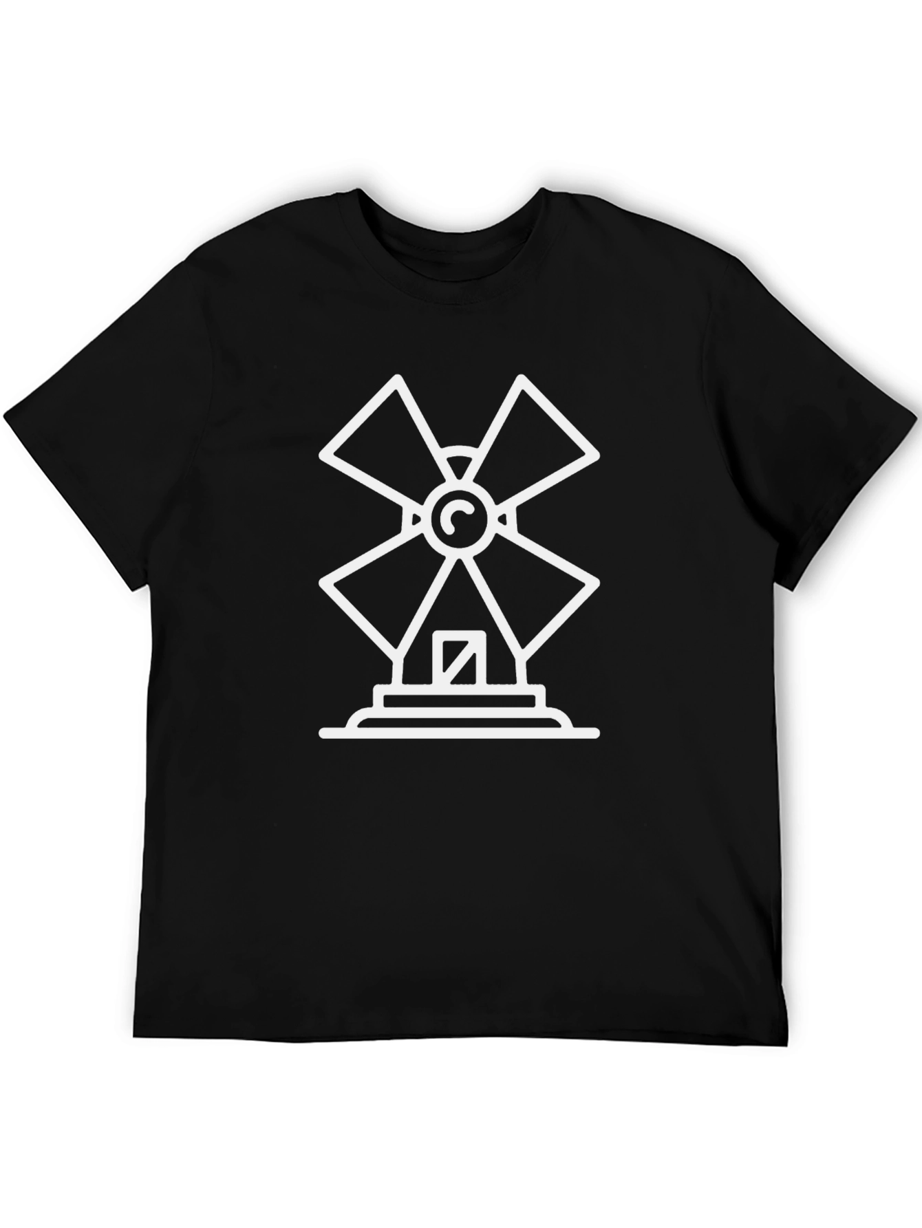Windmill Graphic Tee - Classic Black T-Shirt