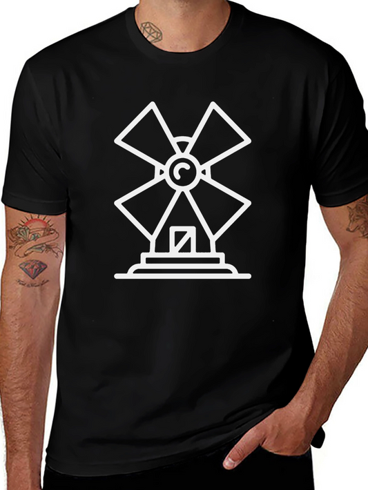 Windmill Graphic Tee - Classic Black T-Shirt