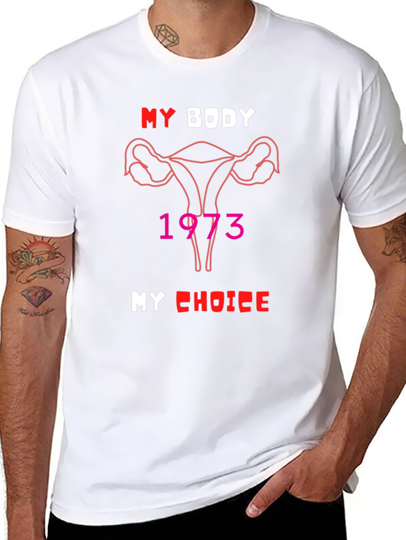 My Body My Choice 1973 T-Shirt