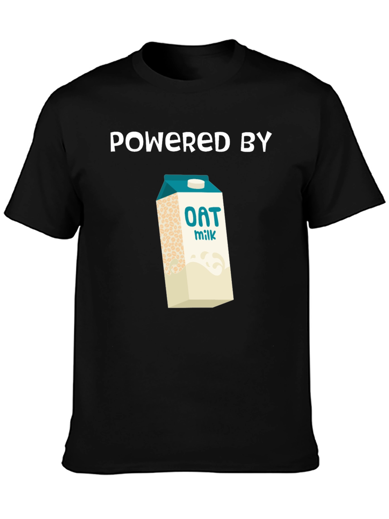 Powered By Oat Milk Graphic Tee - Vegan Shirt