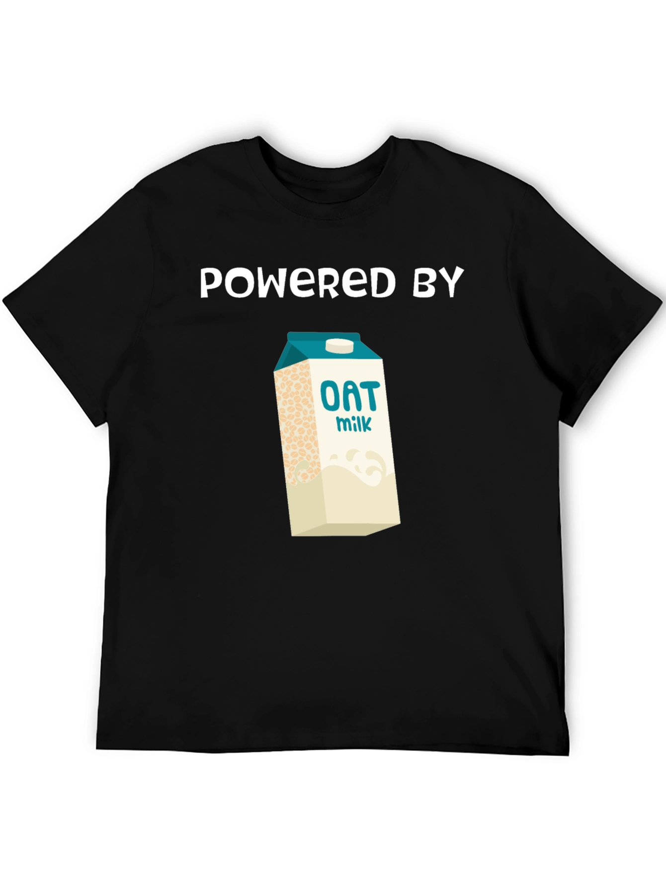 Powered By Oat Milk Graphic Tee - Vegan Shirt