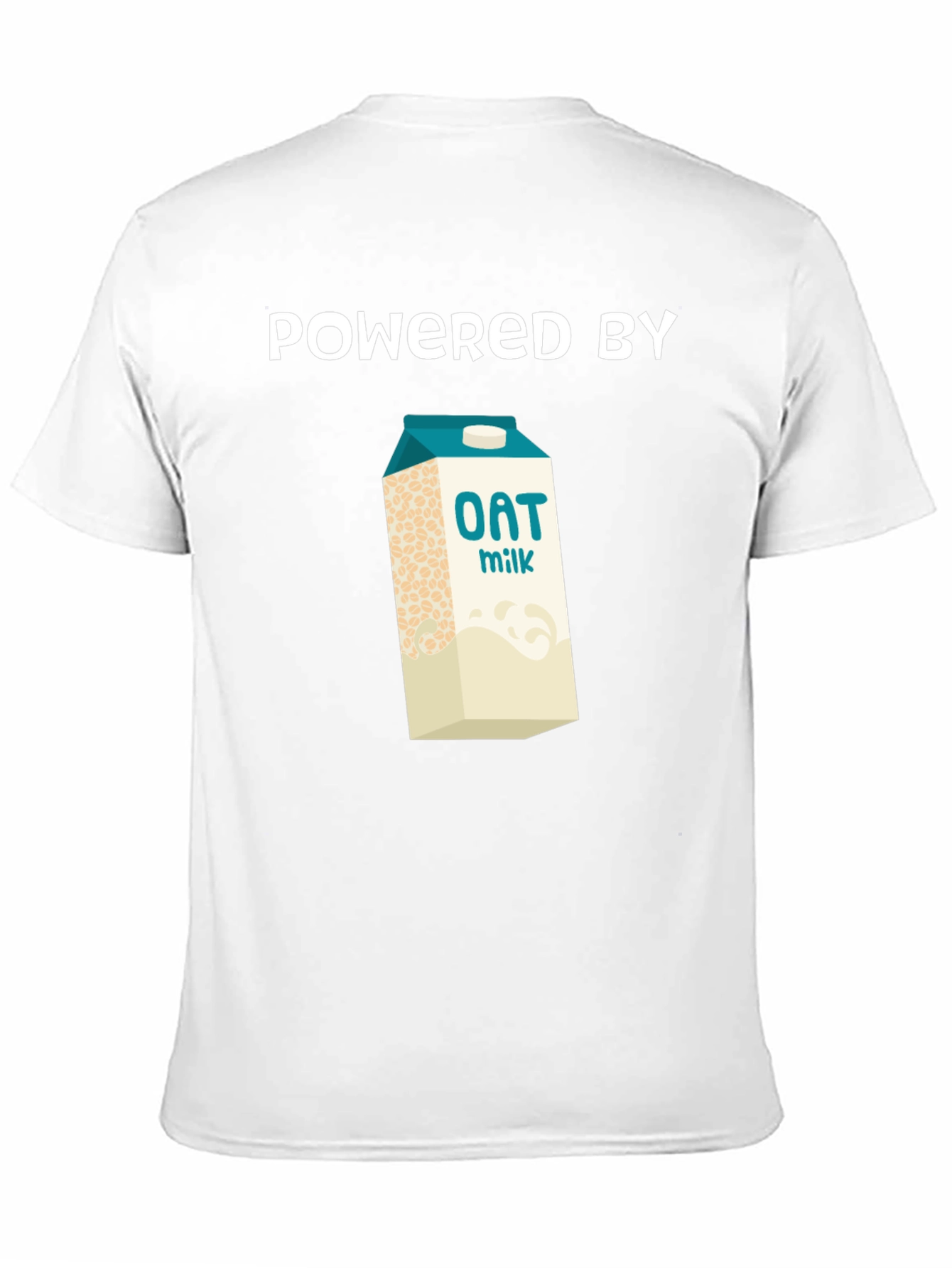 Powered By Oat Milk Graphic Tee - Vegan Shirt