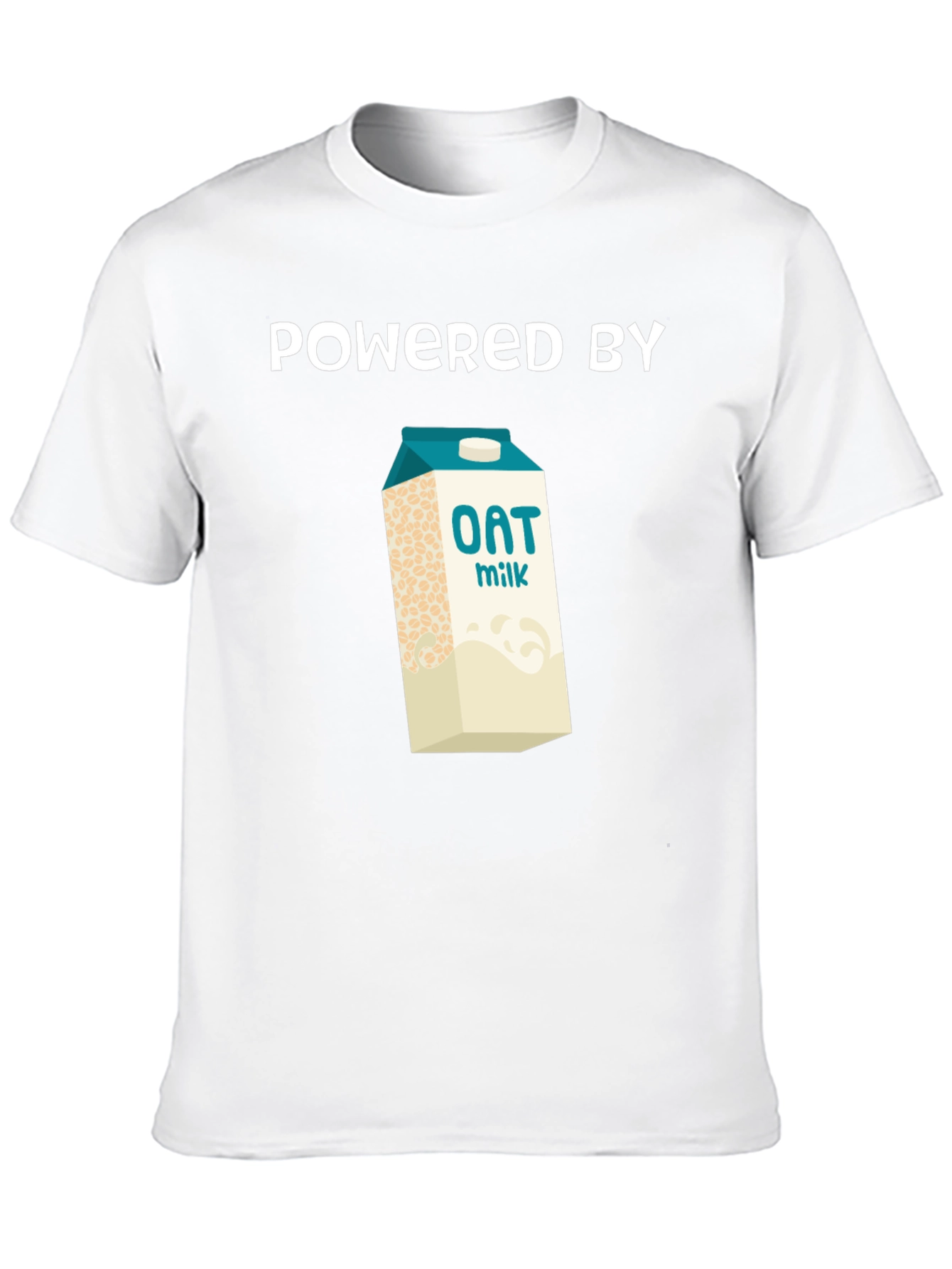 Powered By Oat Milk Graphic Tee - Vegan Shirt