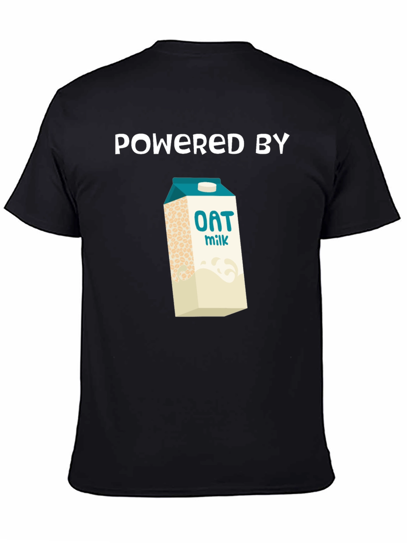 Powered By Oat Milk Graphic Tee - Vegan Shirt