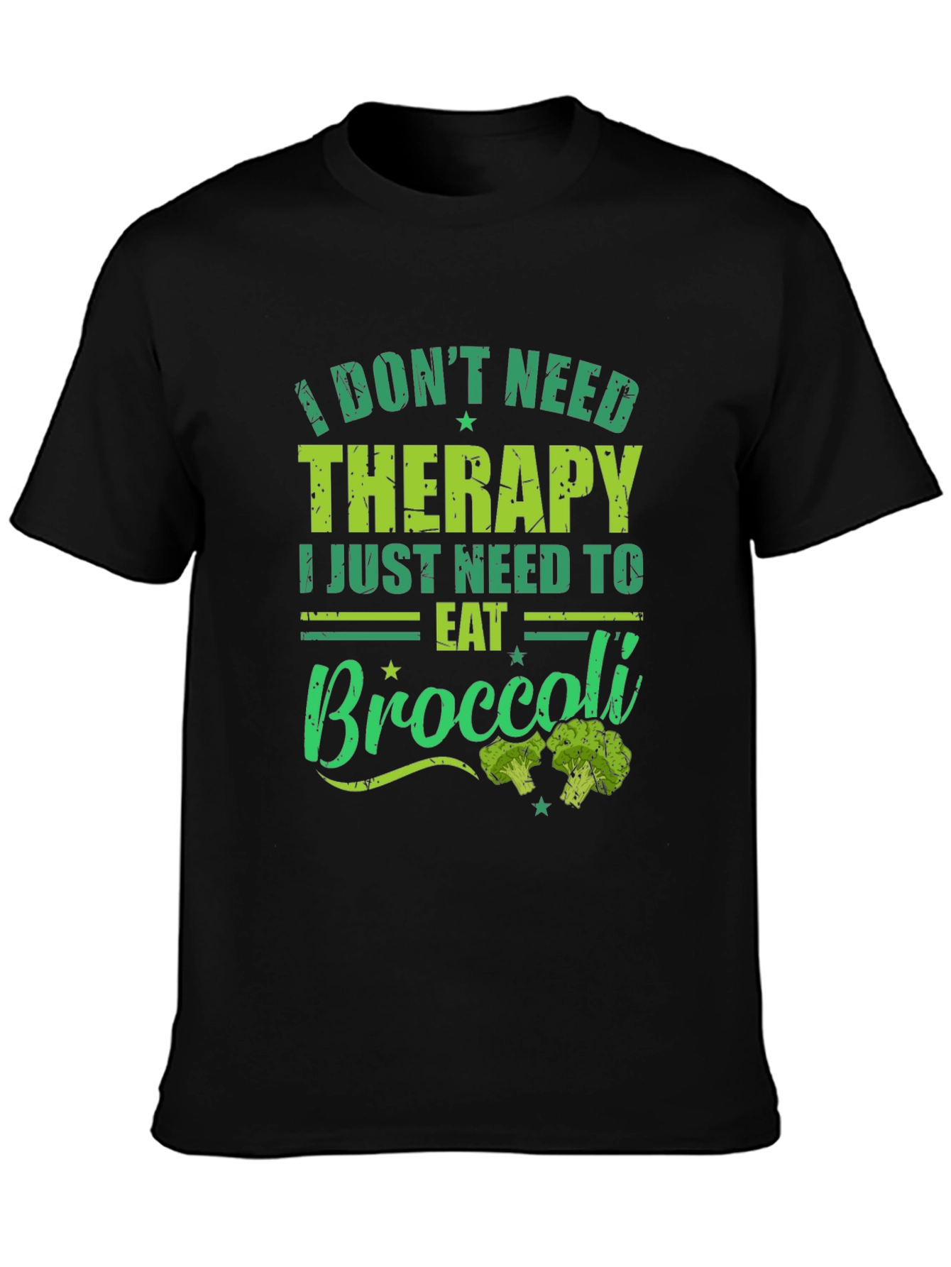 Eat Broccoli T-Shirt - Therapy Alternative