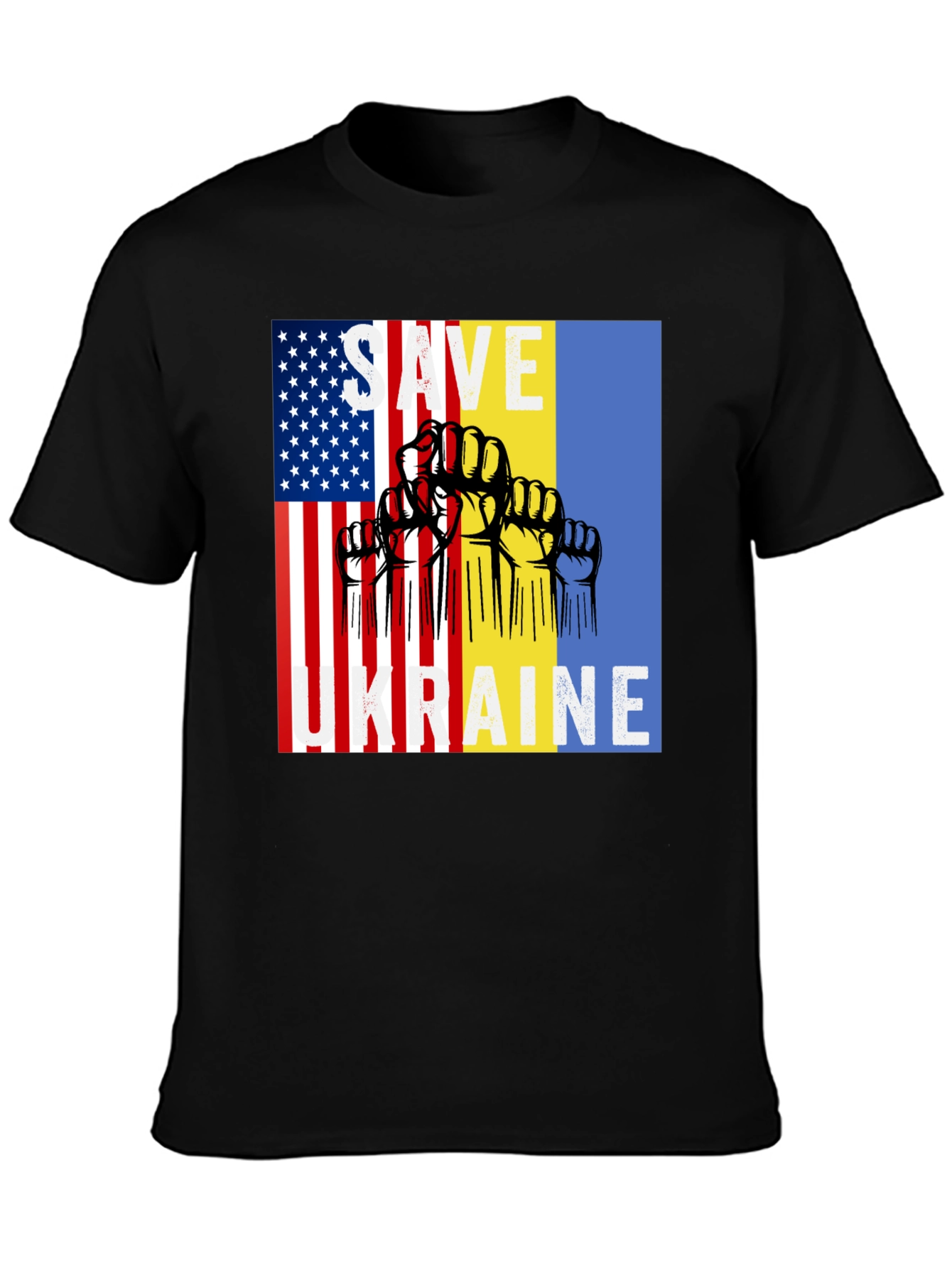 Save Ukraine Graphic Tee - Patriotic Support Shirt