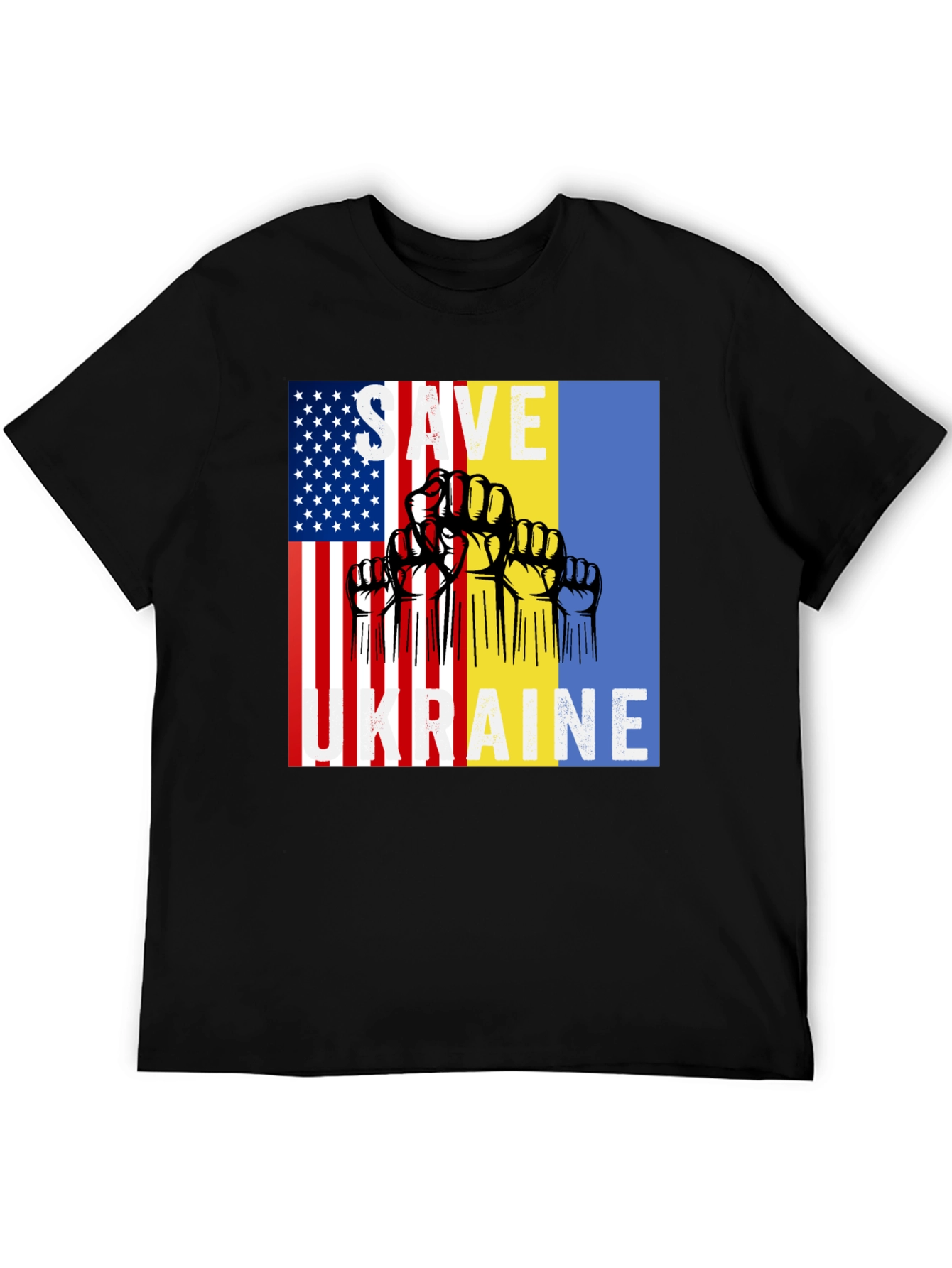 Save Ukraine Graphic Tee - Patriotic Support Shirt