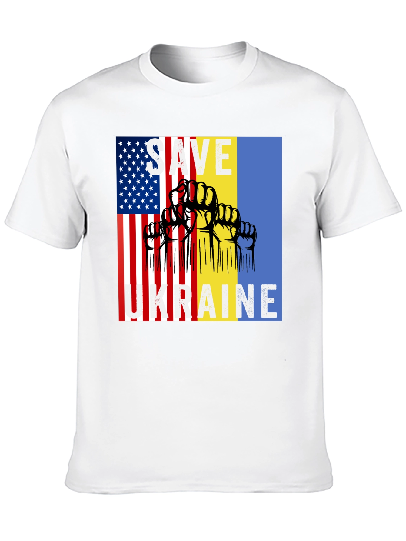 Save Ukraine Graphic Tee - Patriotic Support Shirt